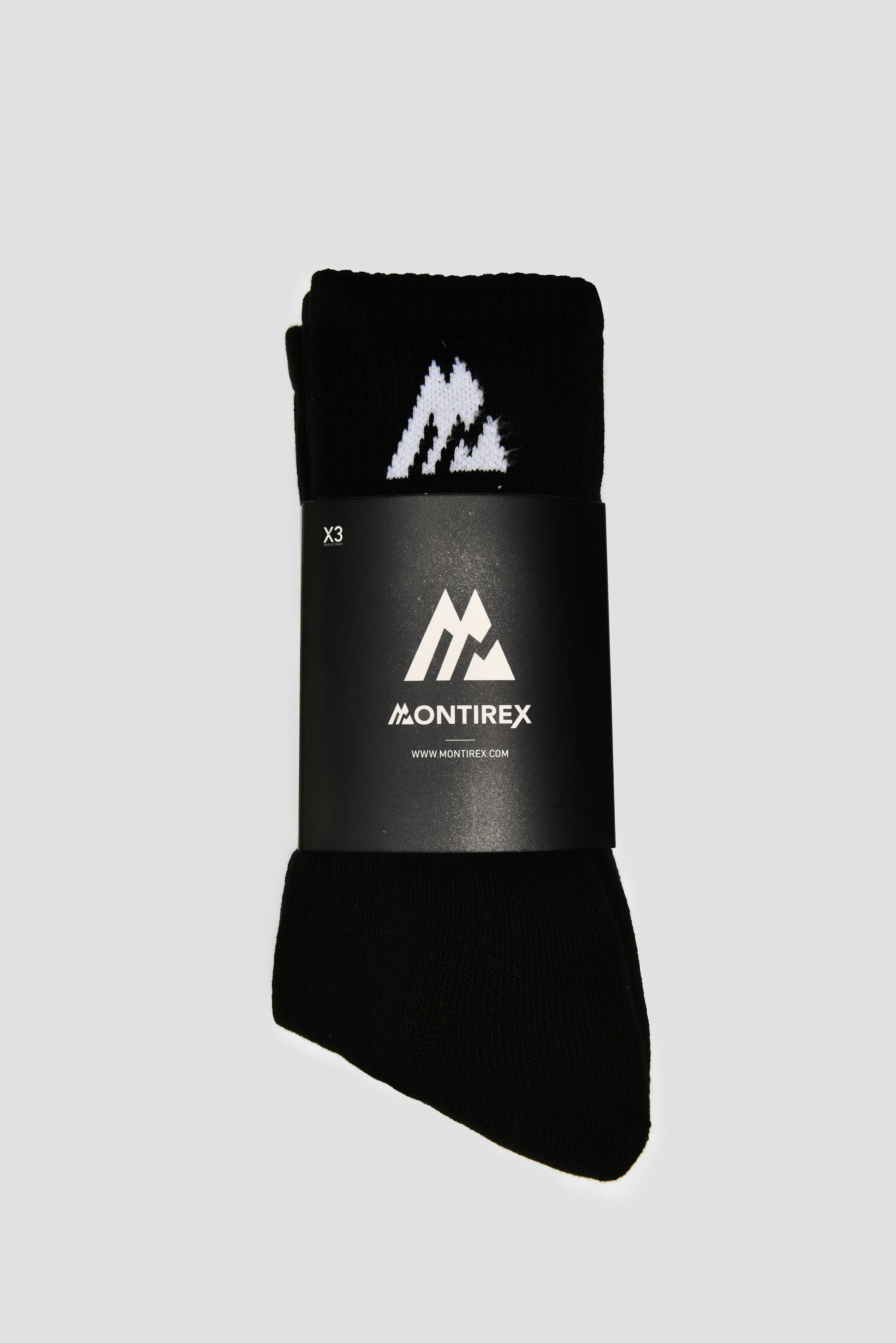 MTX Performance Socks 3 Pack - Black/White - Image 2