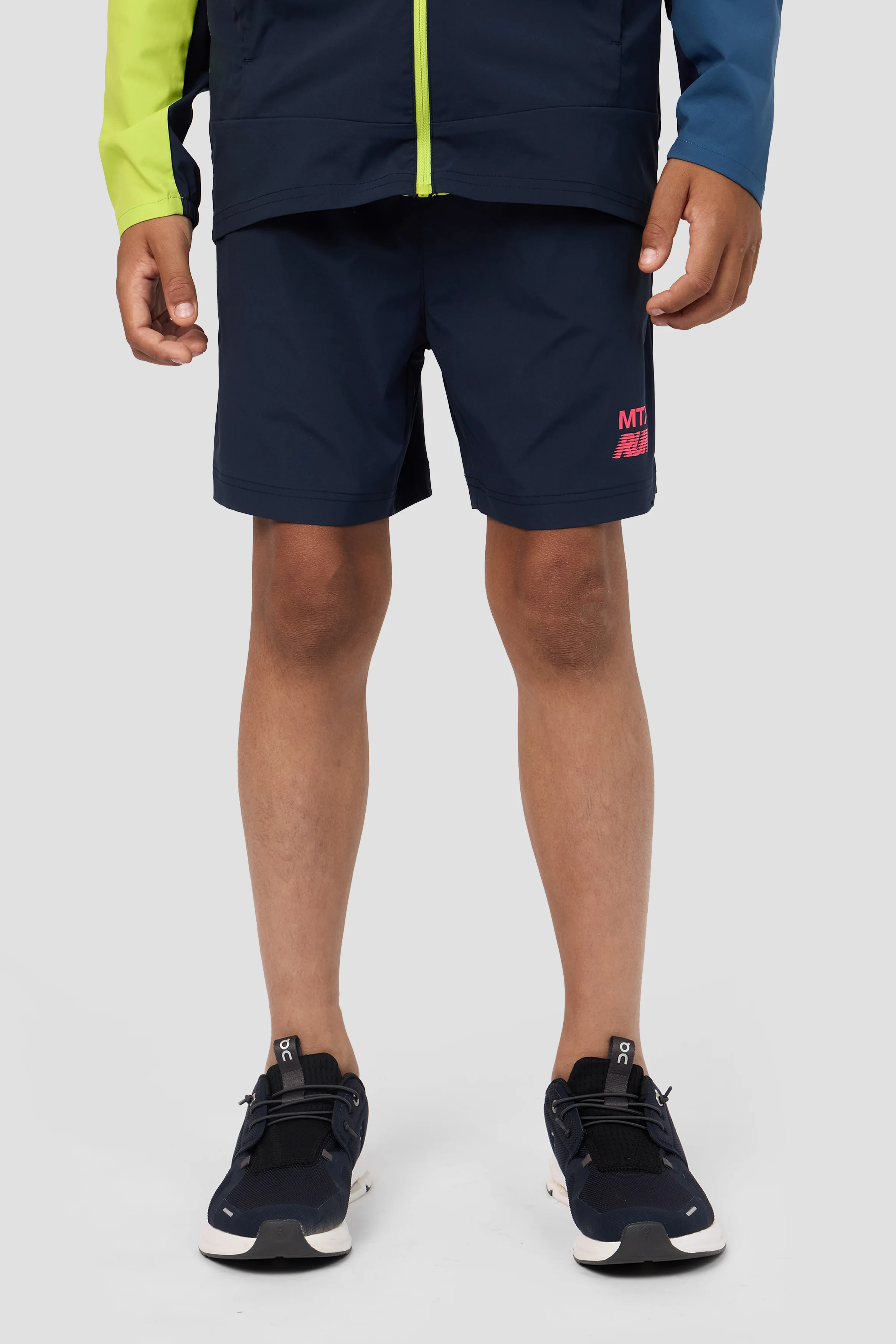 Boys MTX Run Short - Midnight Blue/Shocking Pink - Image 3