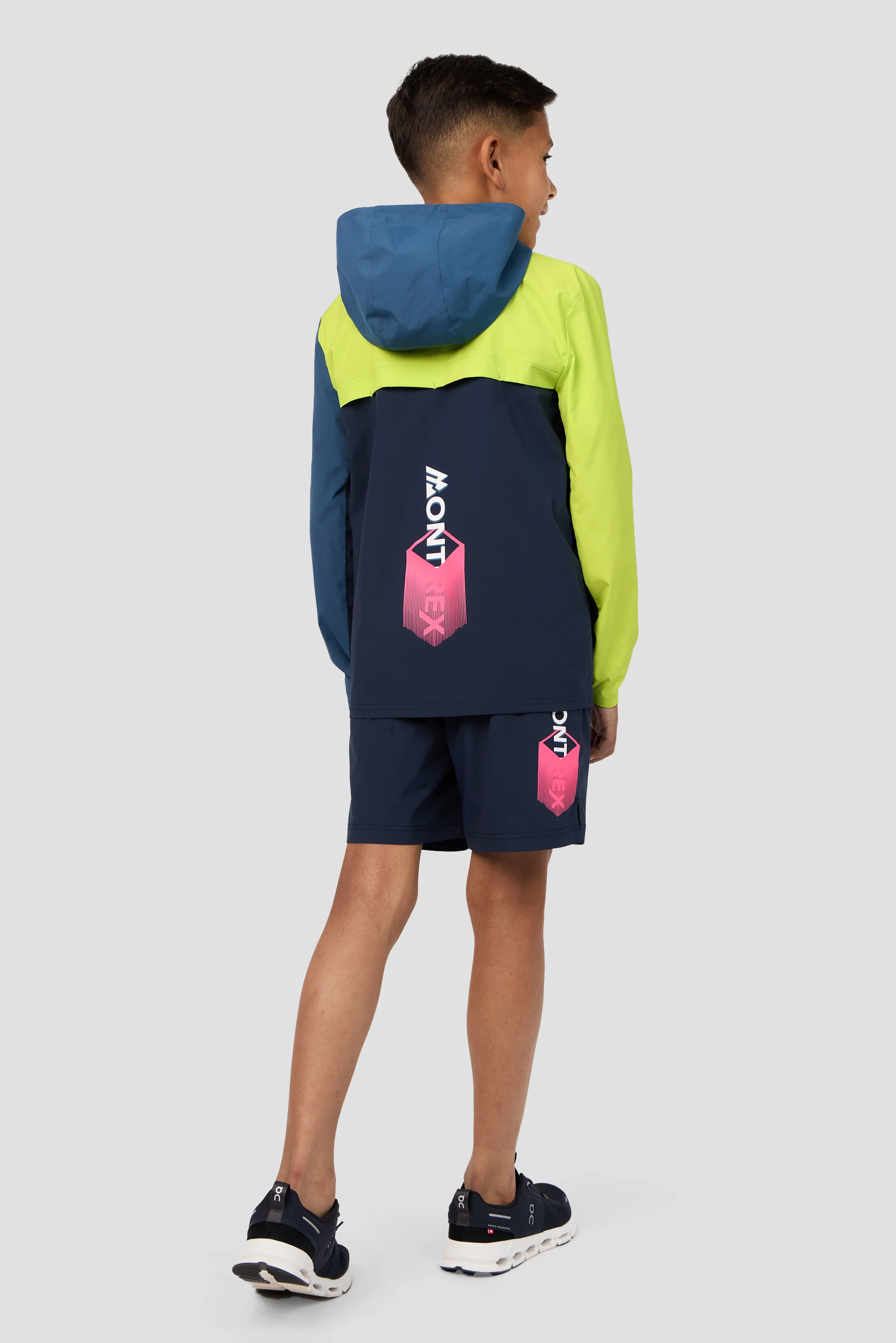 Boys MTX Run Short - Midnight Blue/Shocking Pink - Image 6