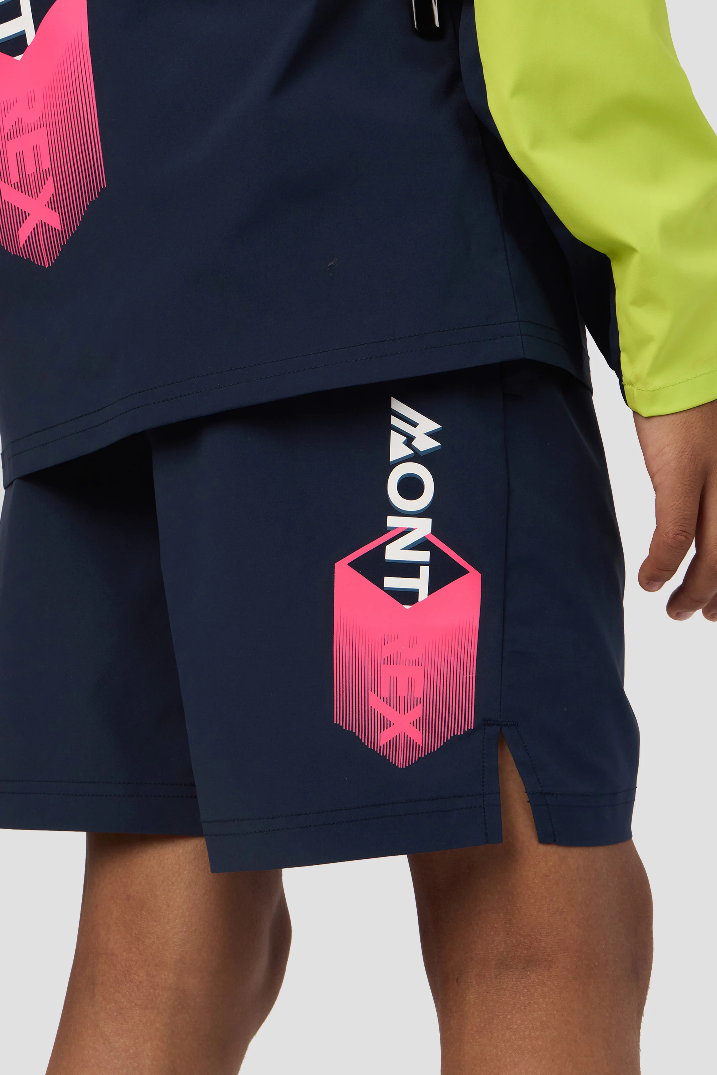 Boys MTX Run Short - Midnight Blue/Shocking Pink - Image 7