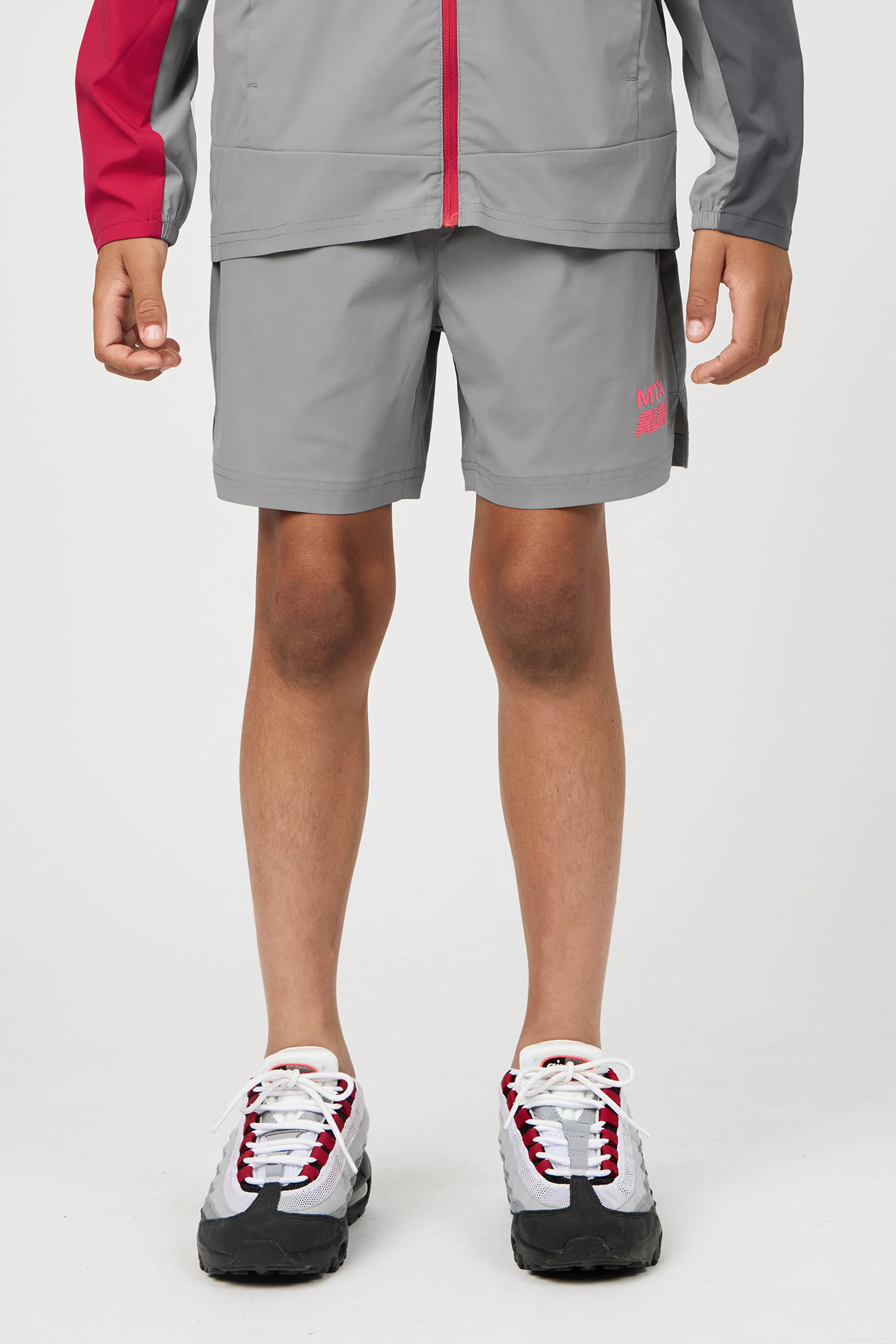 Boys MTX Run Short - Platinum Grey - Image 3