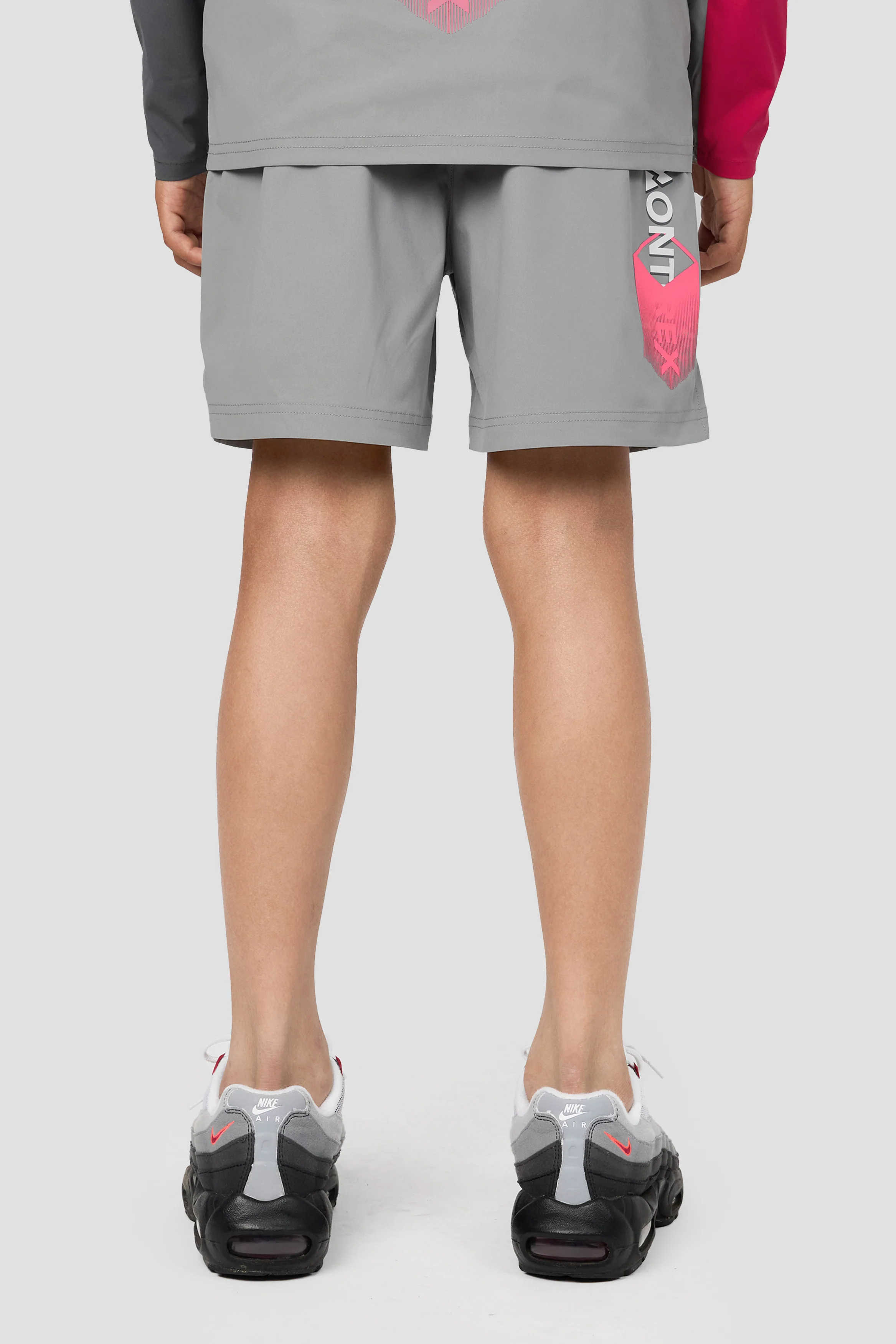 Boys MTX Run Short - Platinum Grey - Image 4