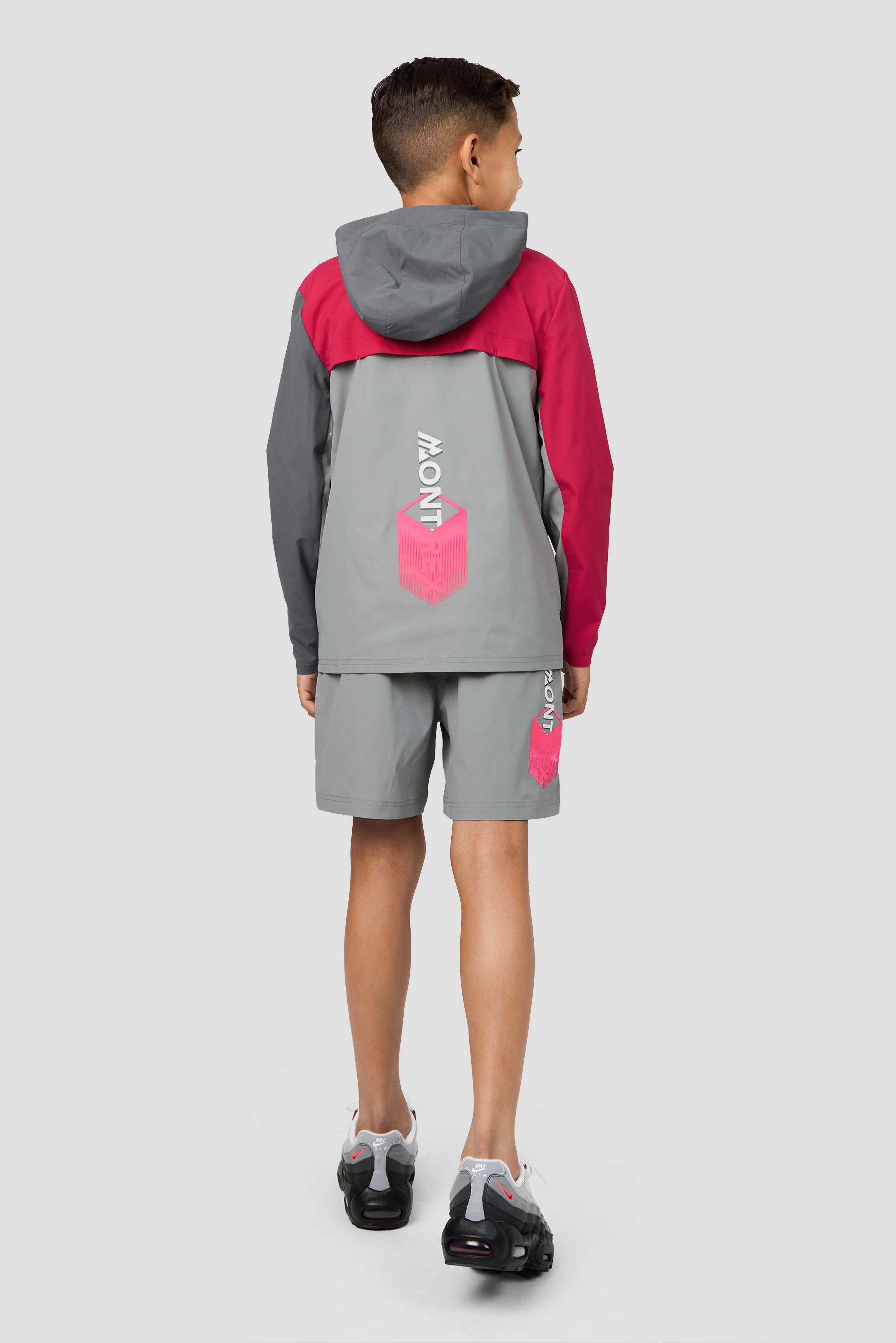 Boys MTX Run Short - Platinum Grey - Image 5