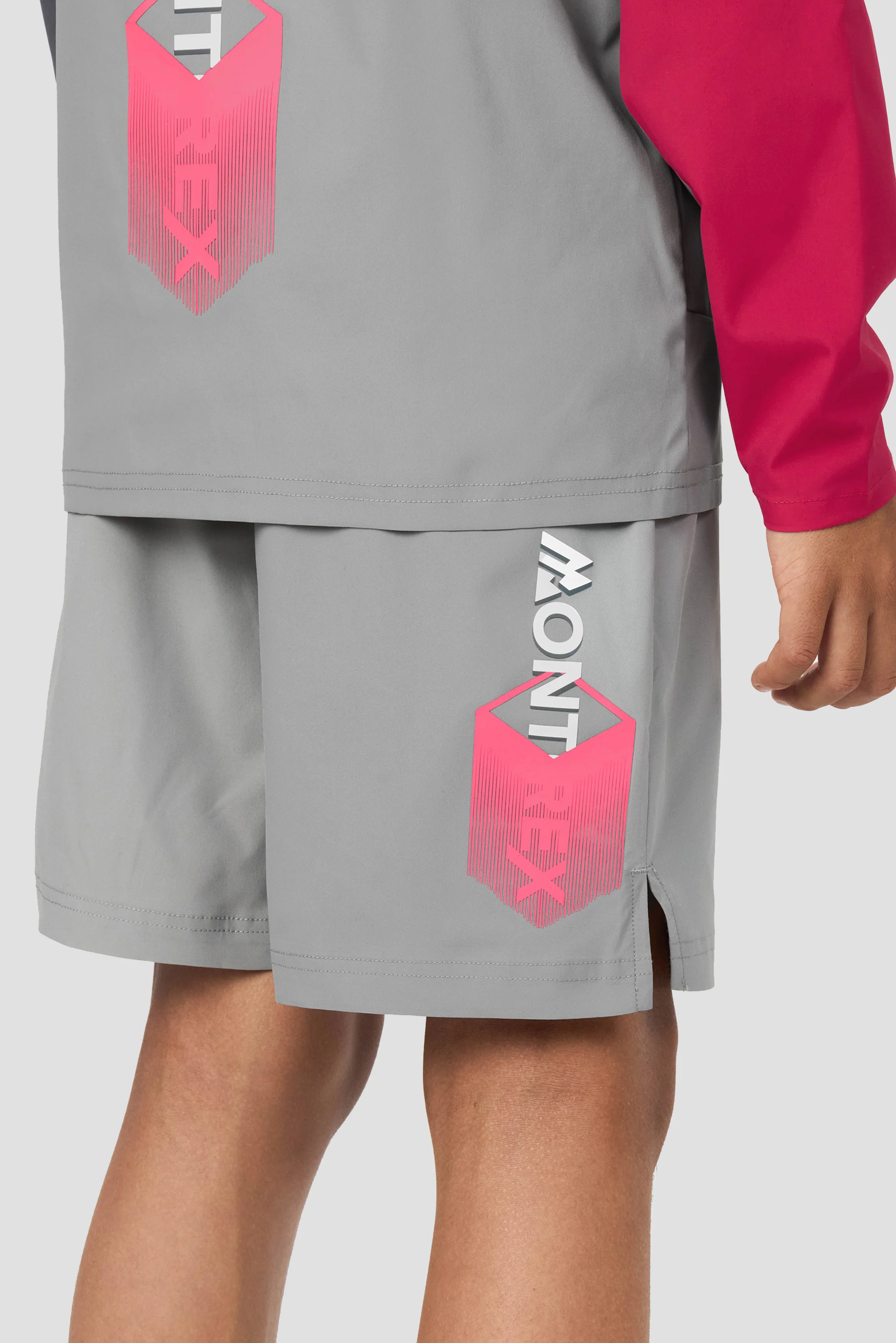 Boys MTX Run Short - Platinum Grey - Image 6