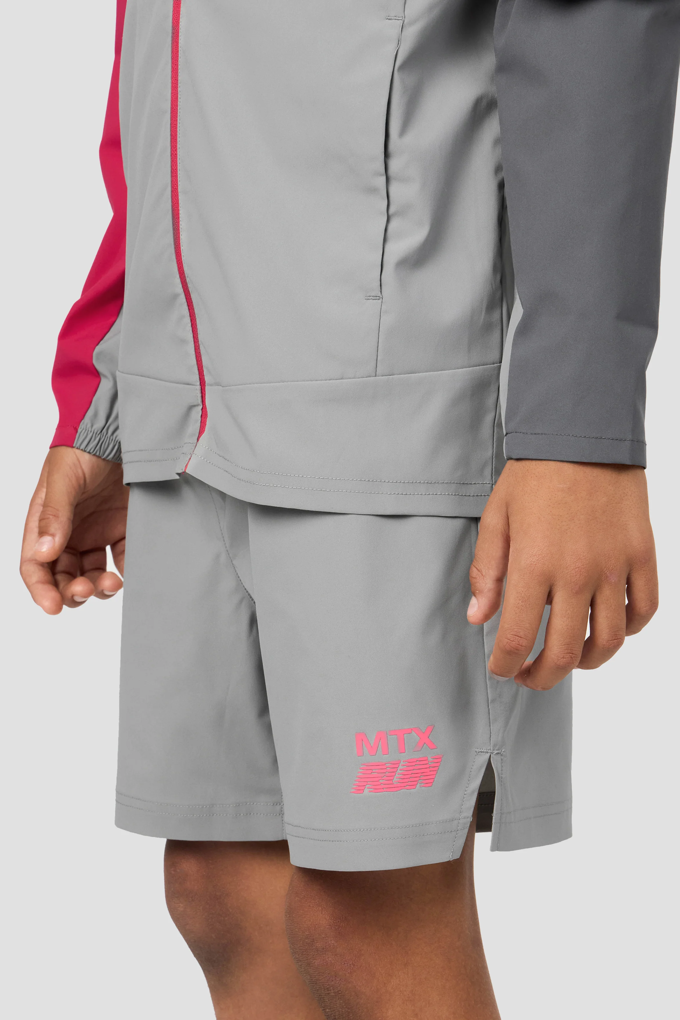Boys MTX Run Short - Platinum Grey - Image 7