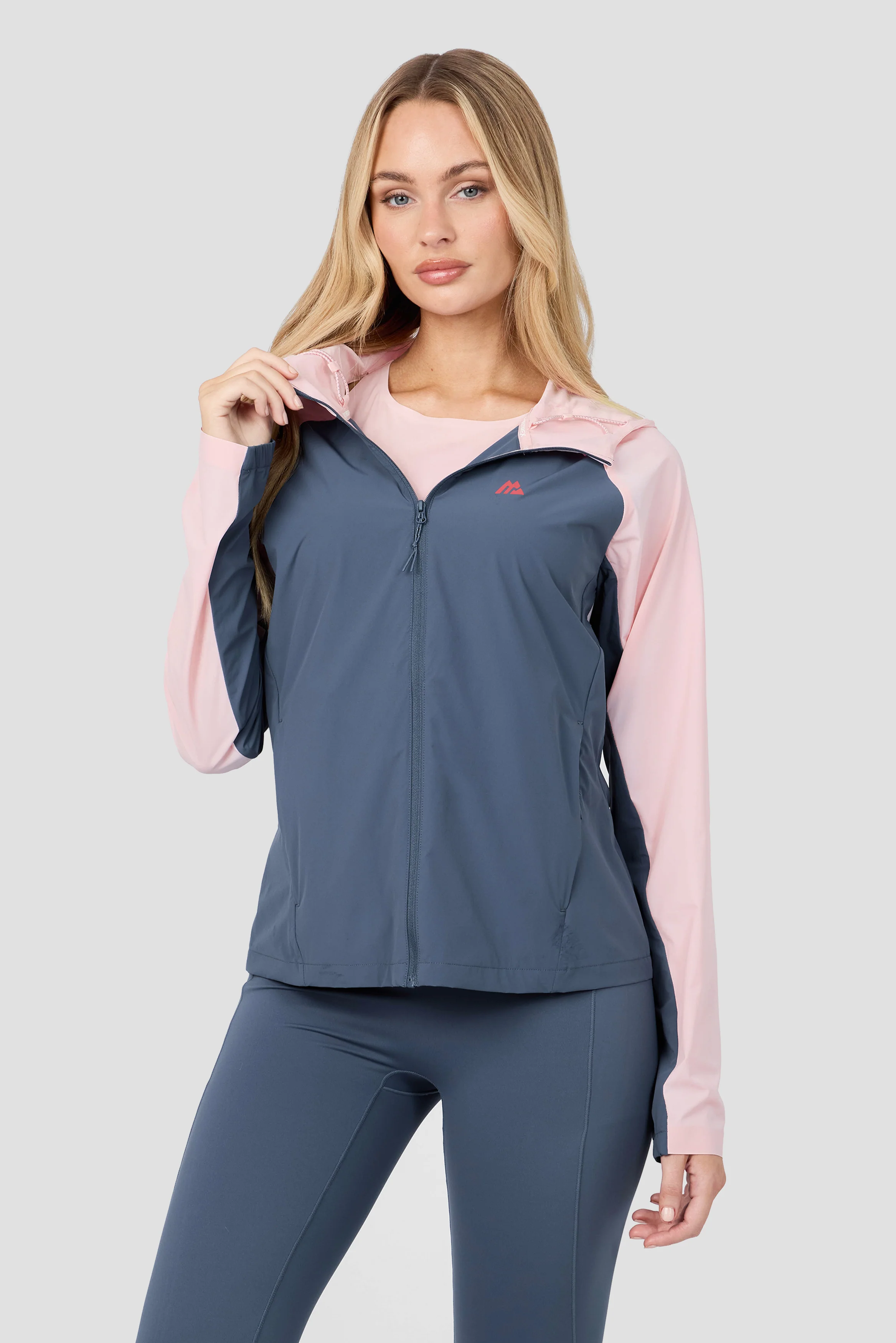 MTX Run Switch Windbreaker - Light Pink/Greyed Indigo