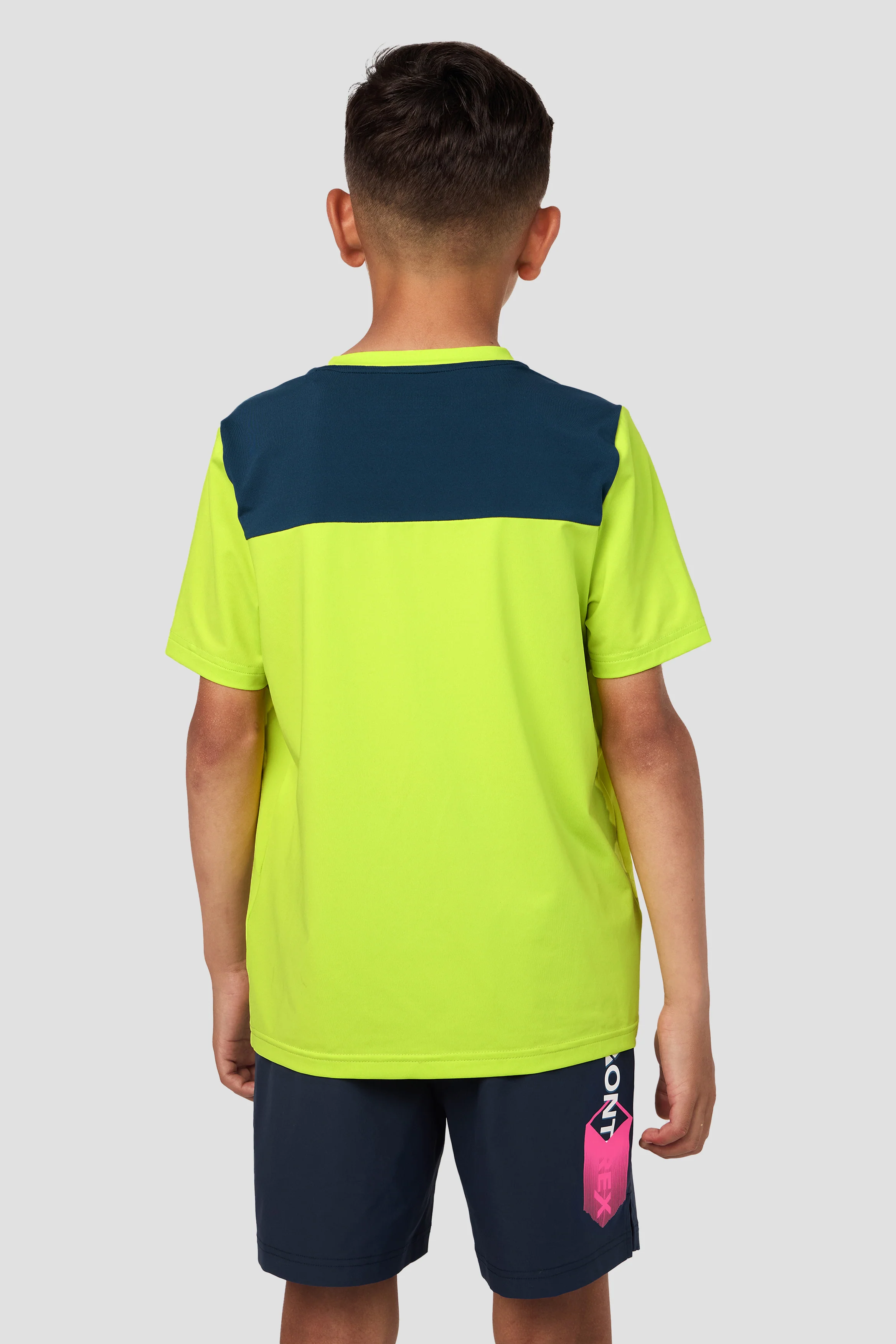 Boys MTX Run T-Shirt - Hazard/Naval - Image 2