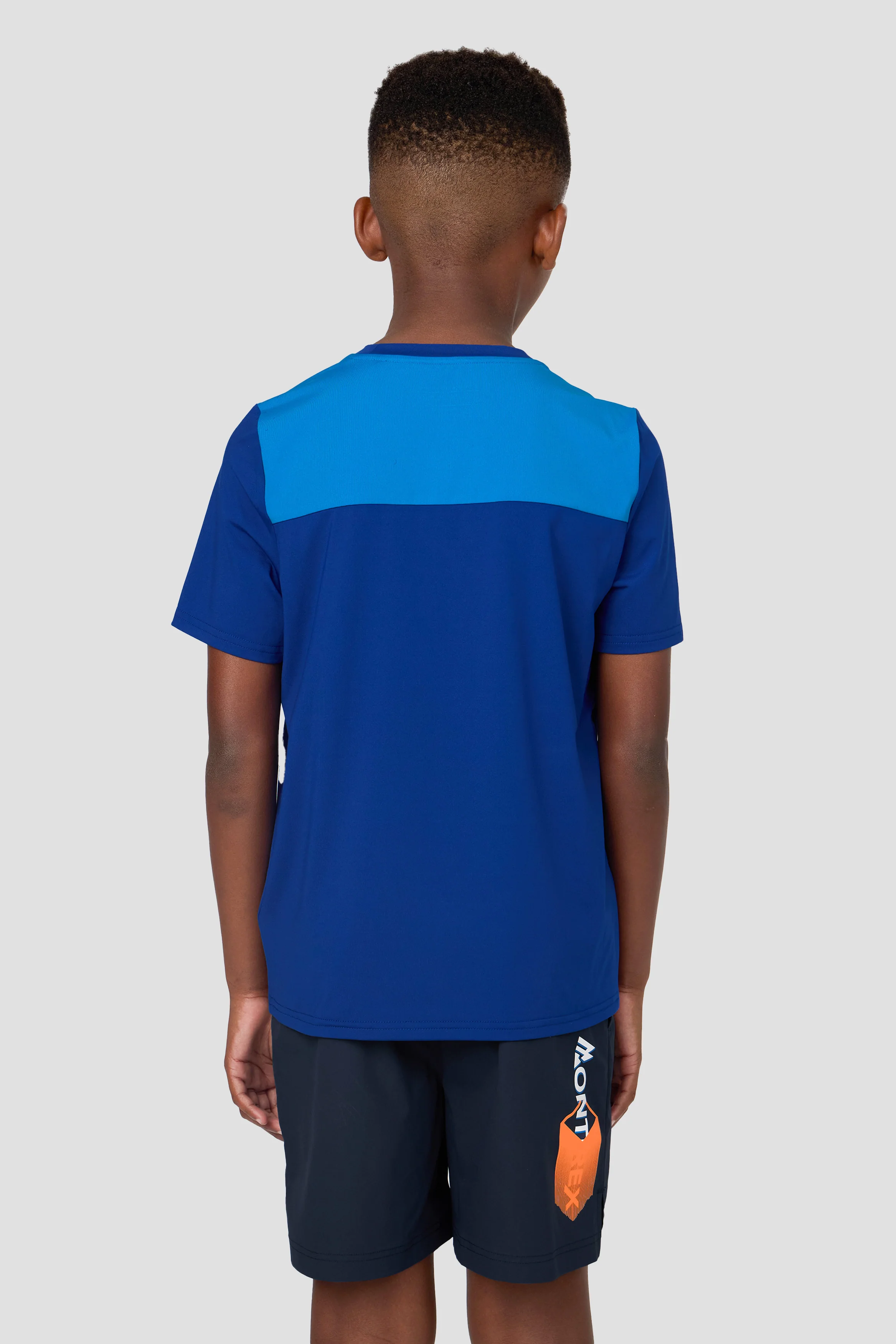 Boys MTX Run T-Shirt - Marine Blue/Idaho Blue - Image 2
