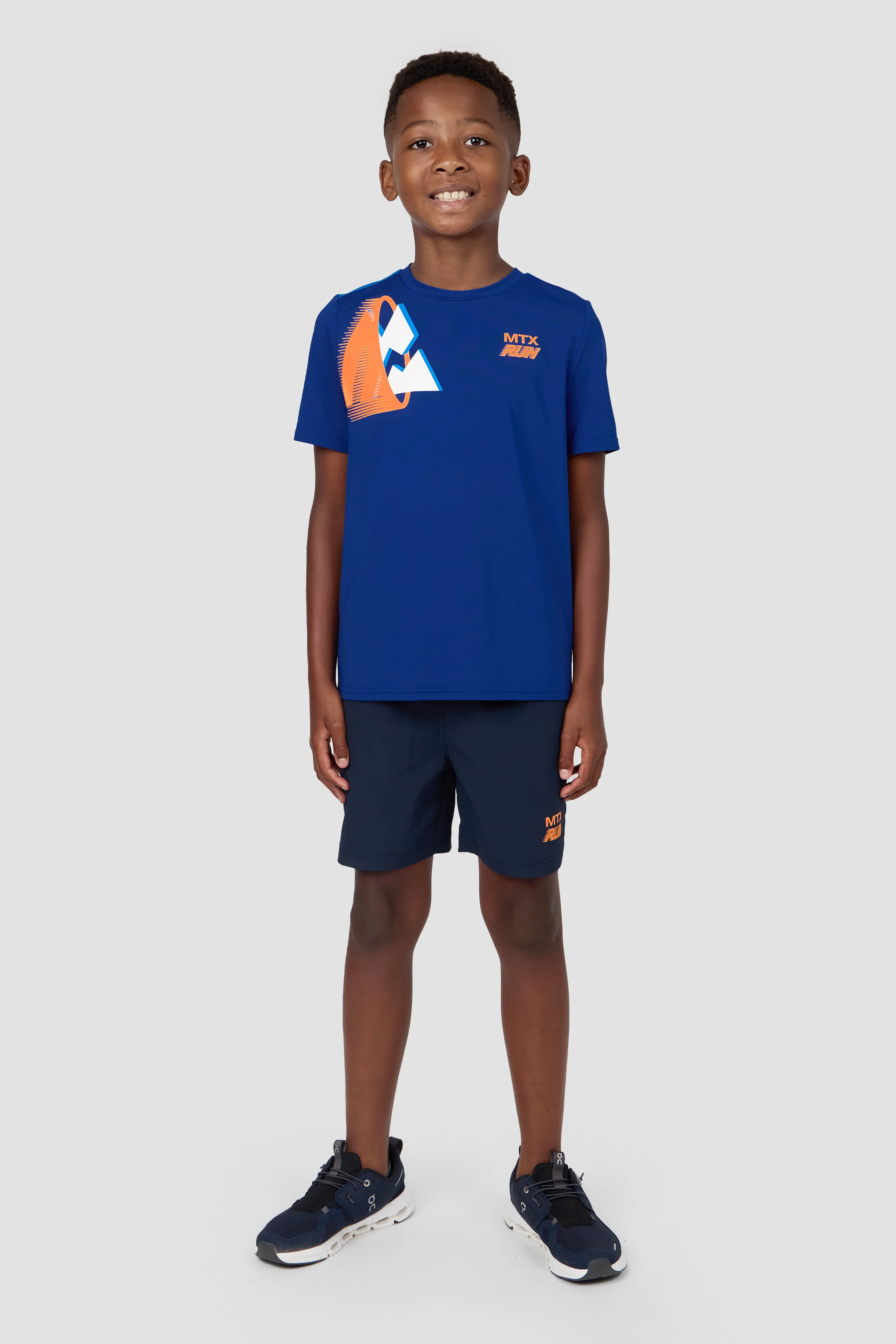 Boys MTX Run T-Shirt - Marine Blue/Idaho Blue - Image 3