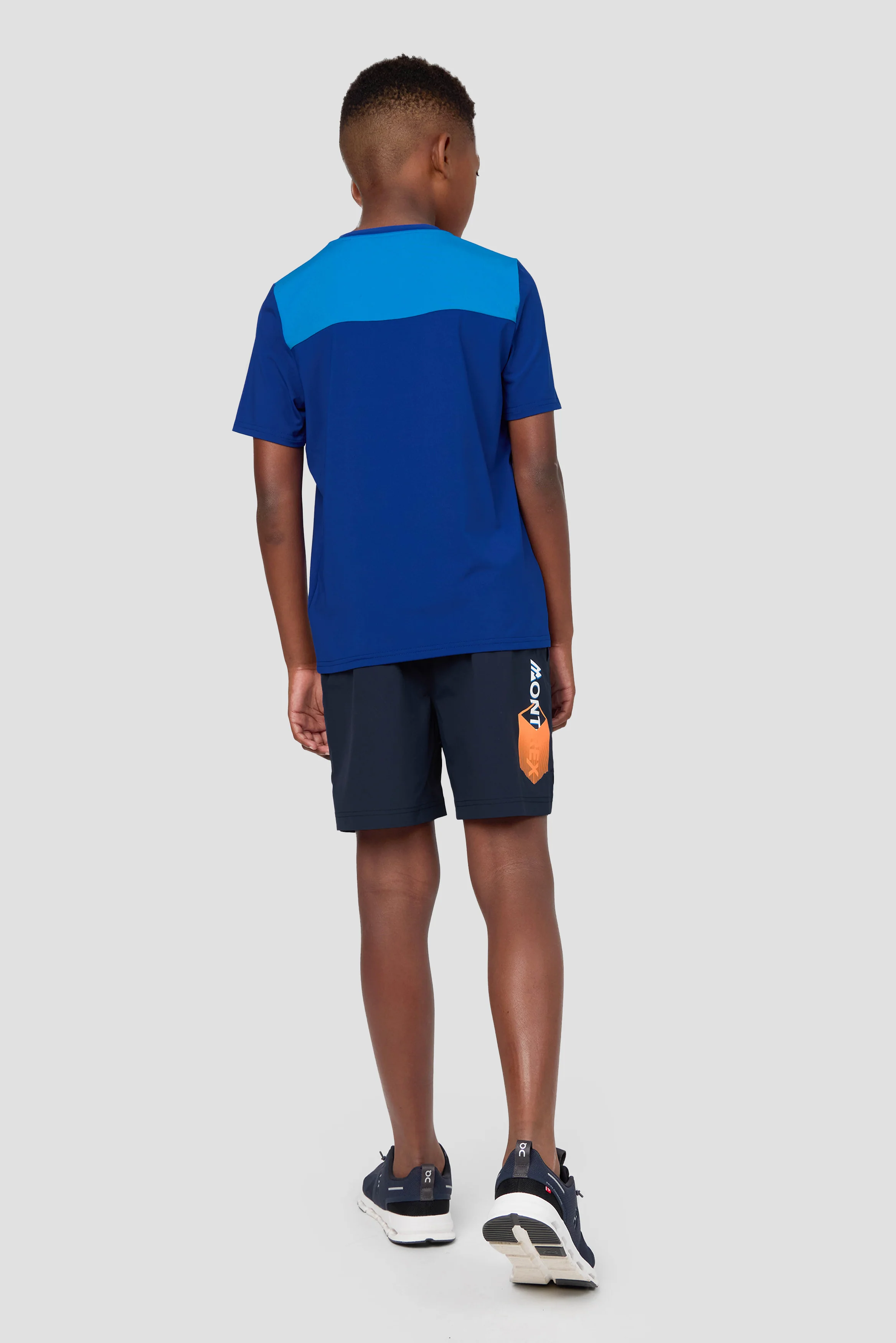Boys MTX Run T-Shirt - Marine Blue/Idaho Blue - Image 4