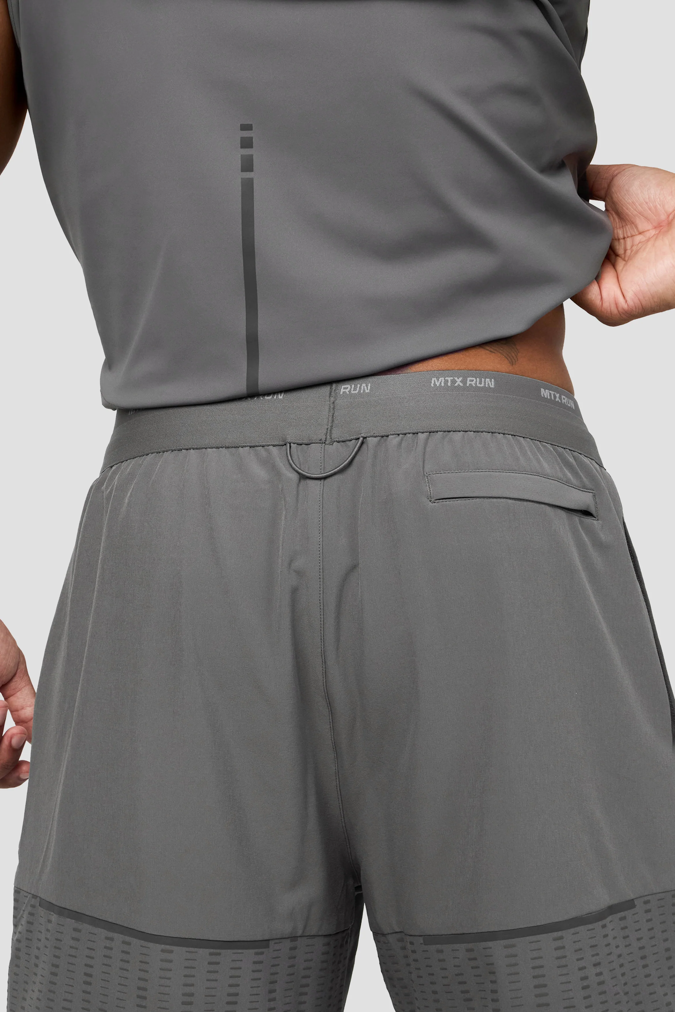 MTX Run Tempo Short - Cement Grey - Image 8