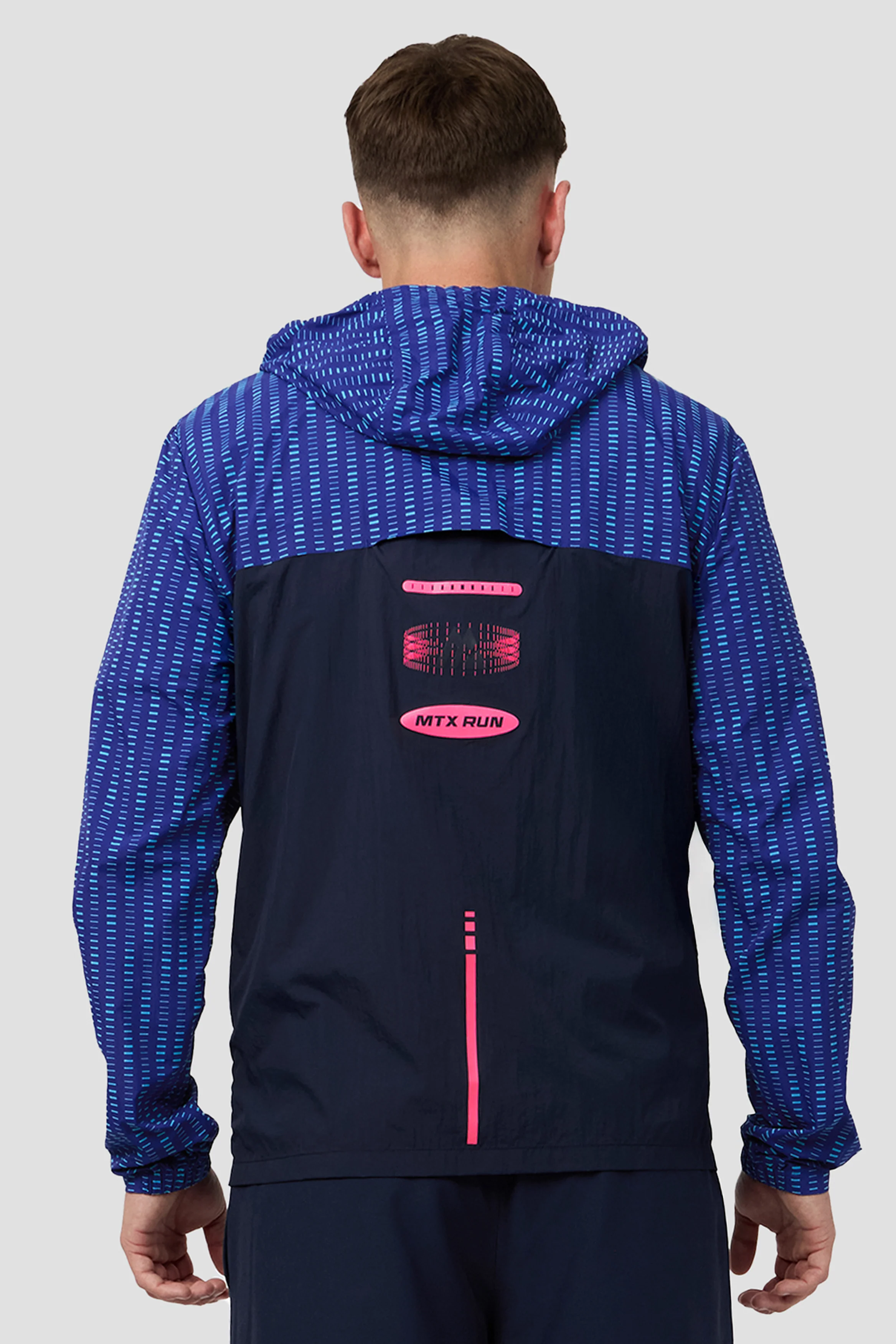 MTX Run Tempo Windbreaker - Marine Blue/Midnight Blue - Image 2