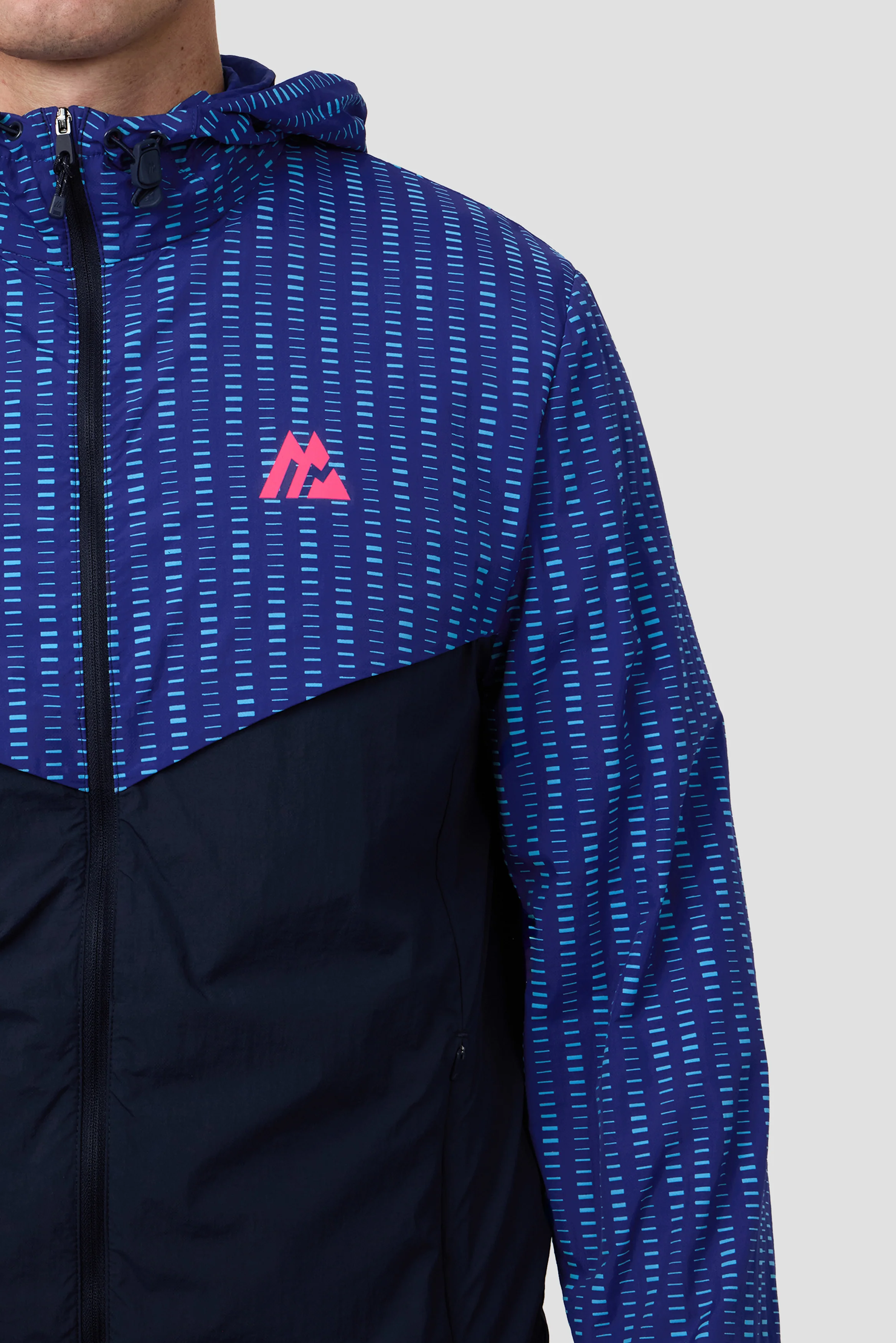 MTX Run Tempo Windbreaker - Marine Blue/Midnight Blue - Image 5