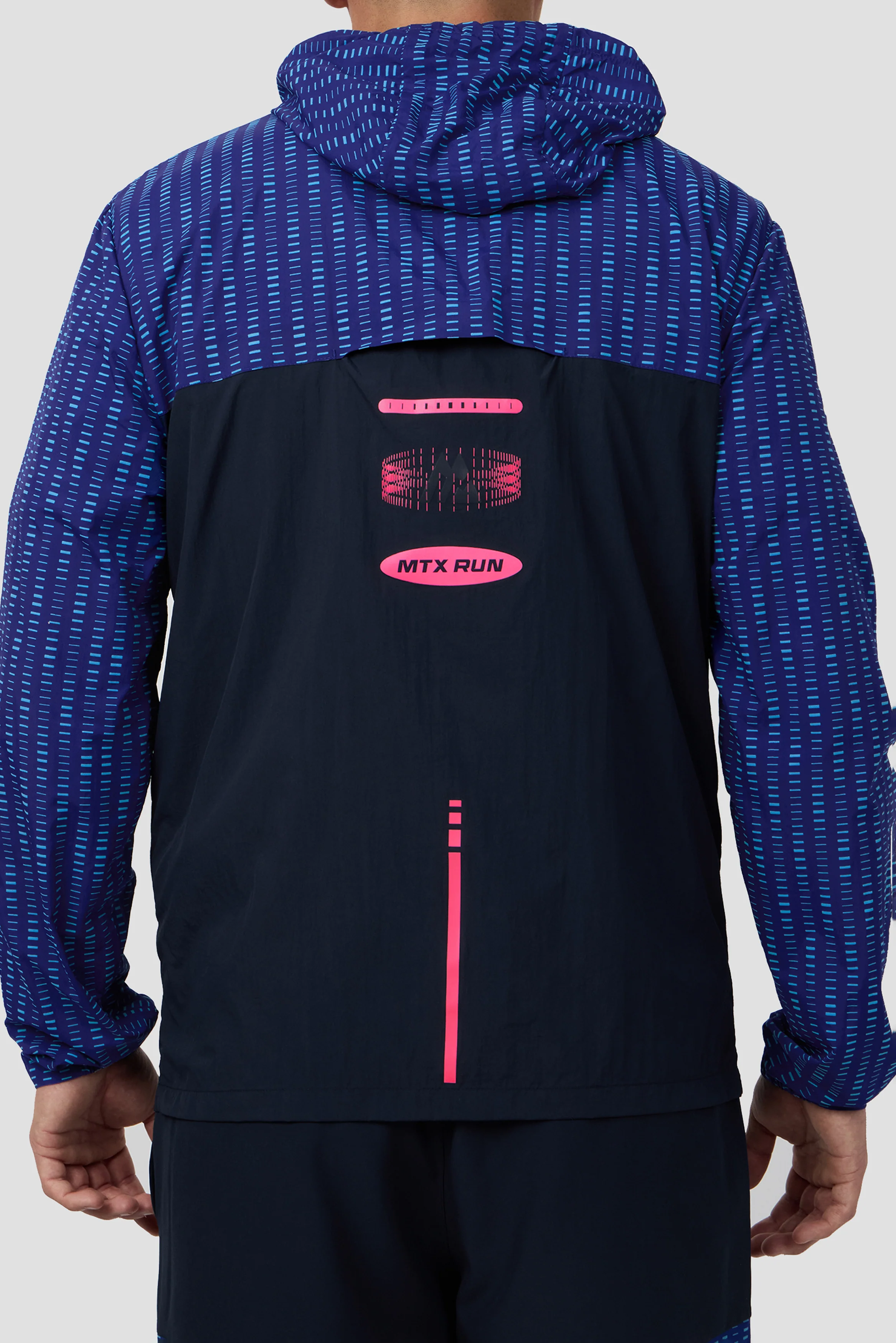 MTX Run Tempo Windbreaker - Marine Blue/Midnight Blue - Image 6