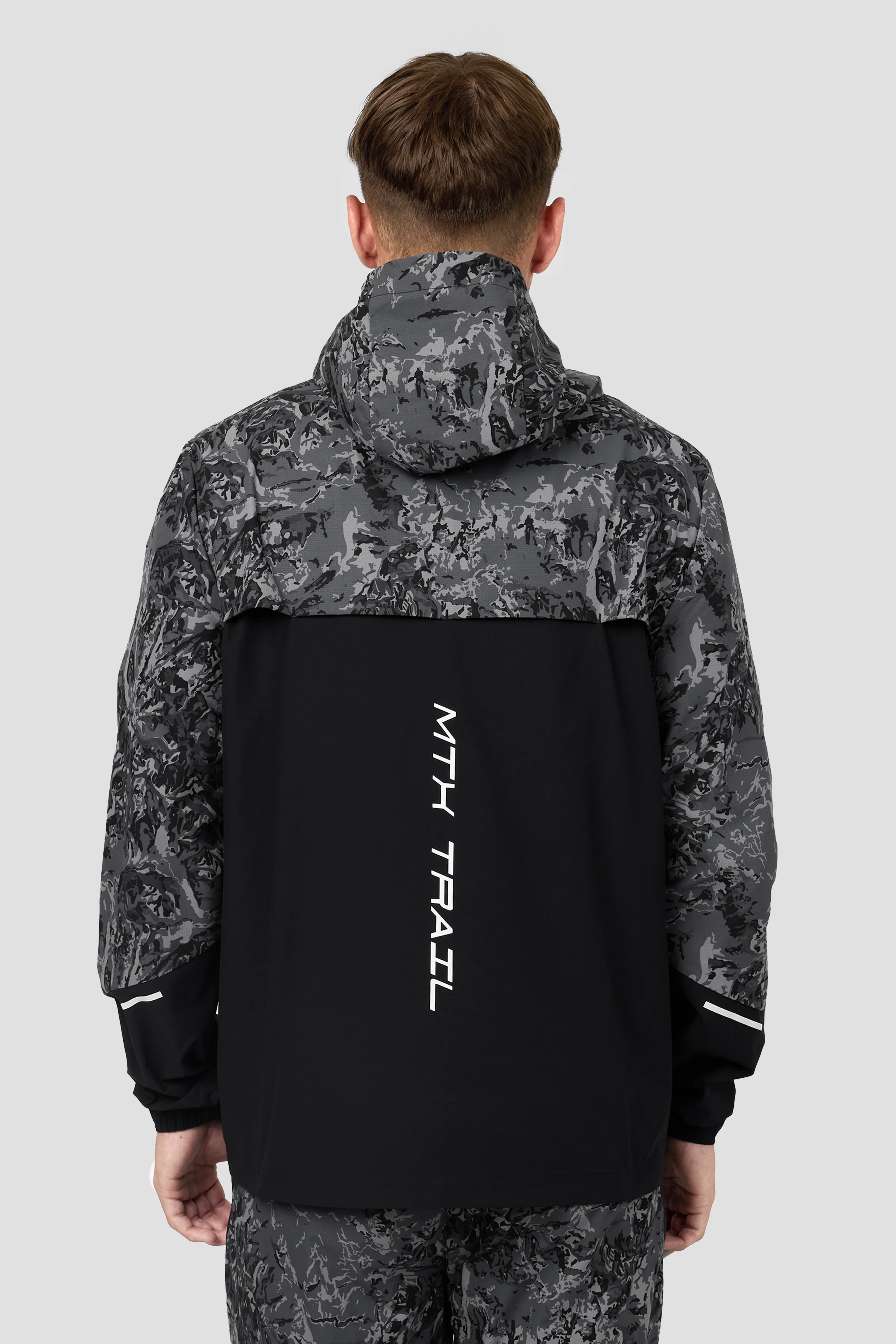 MTX Trail Triax Windbreaker - Black/Asphalt - Image 2
