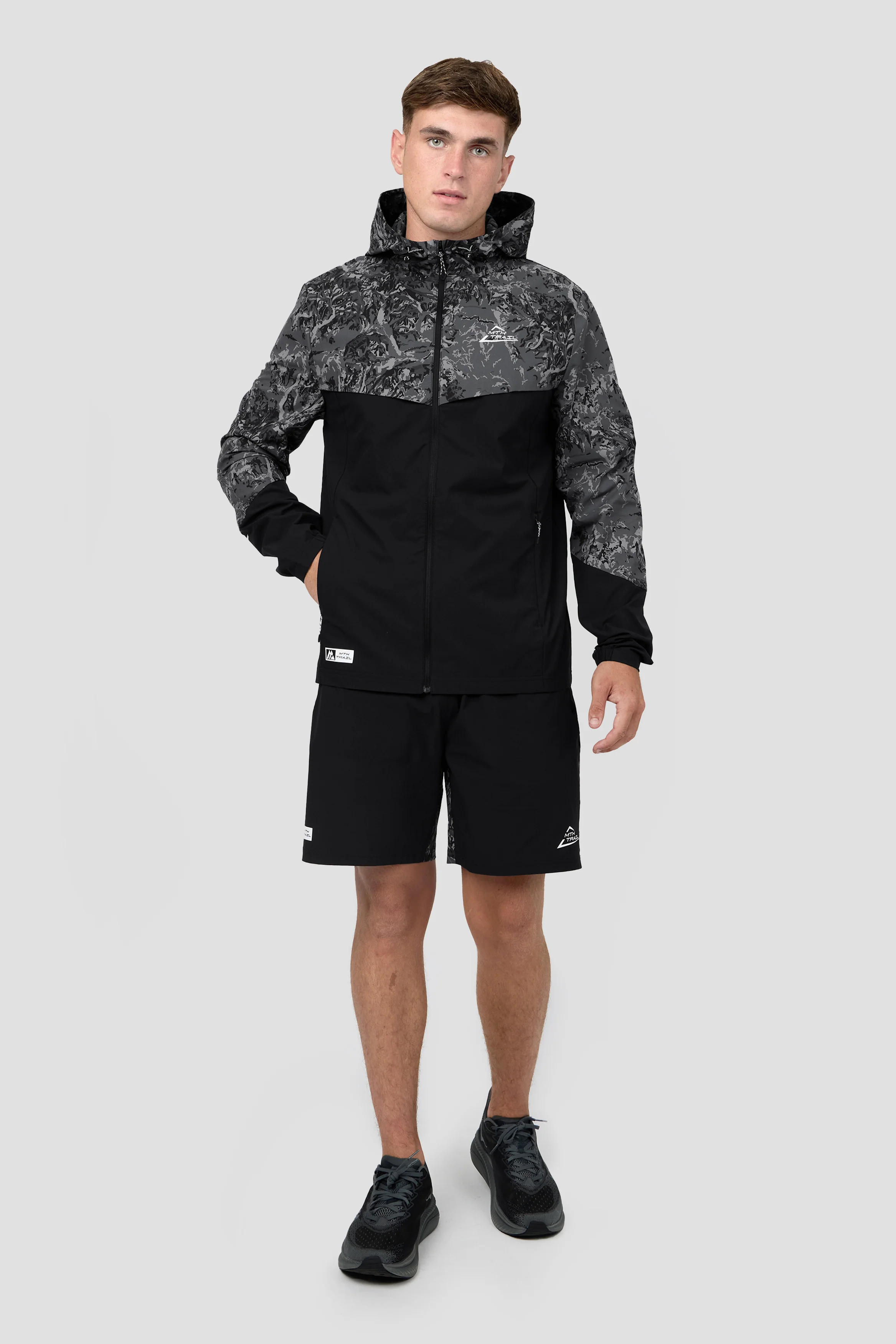 MTX Trail Triax Windbreaker - Black/Asphalt - Image 3