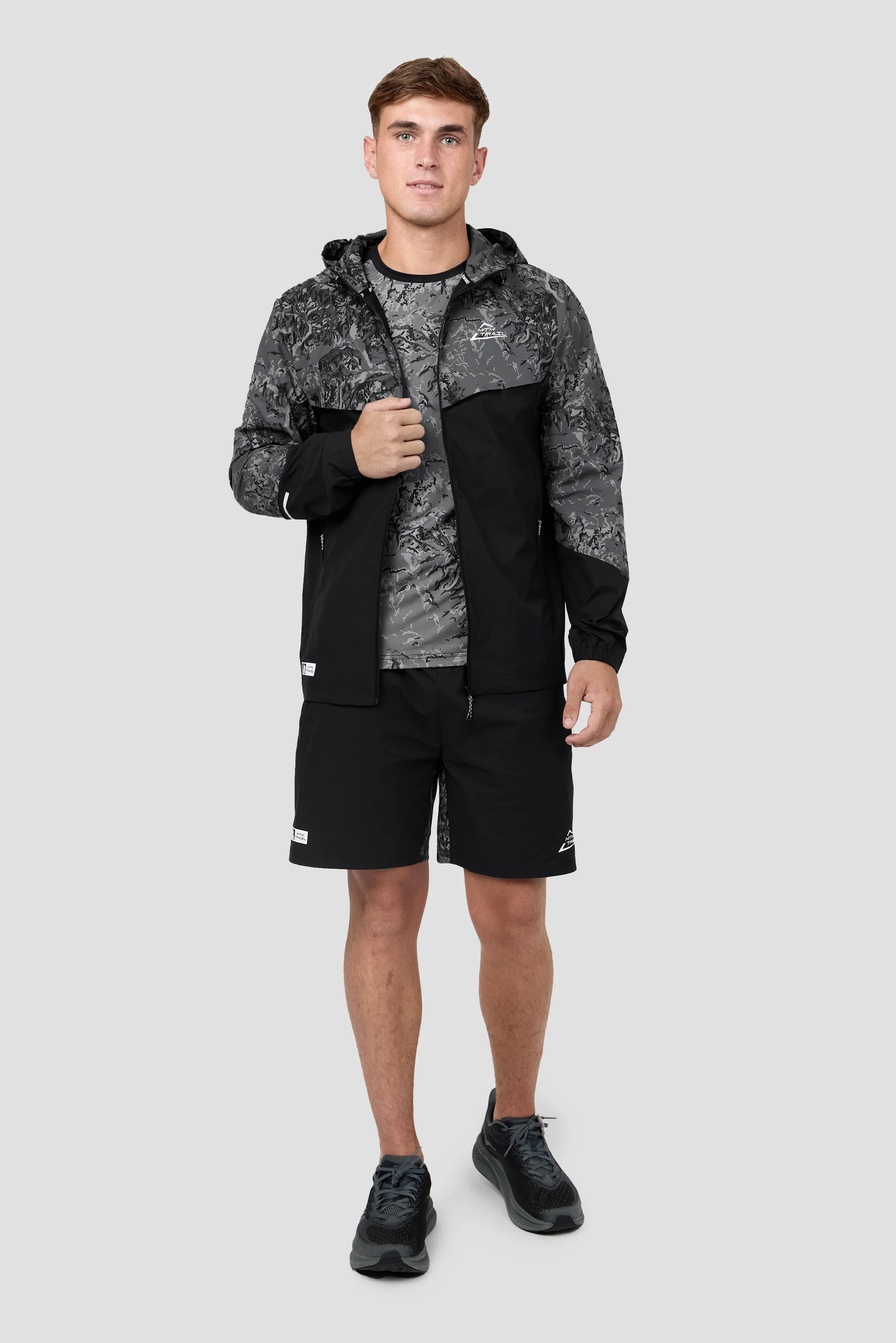 MTX Trail Triax Windbreaker - Black/Asphalt - Image 4