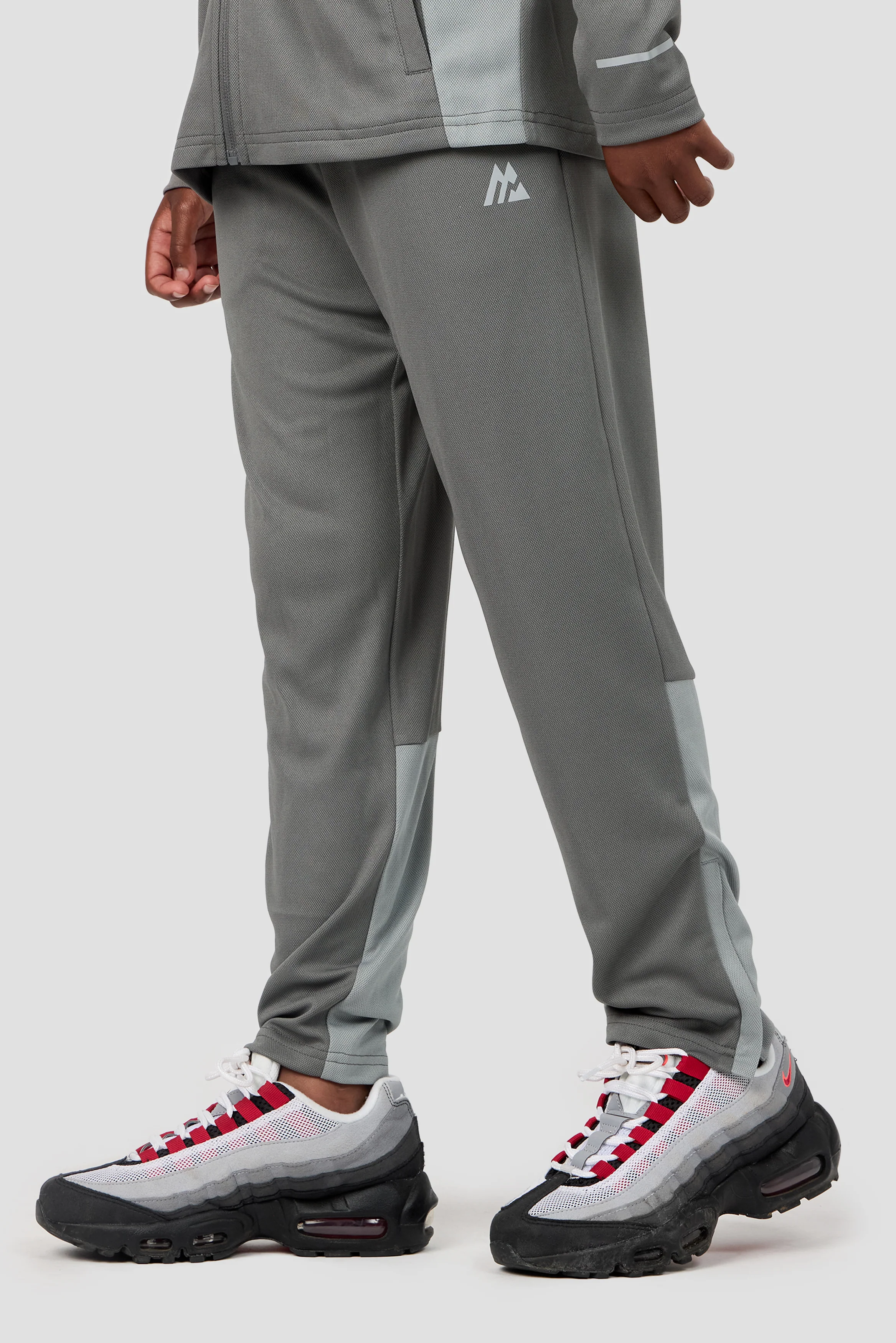 Boys Pace 2.0 Tracksuit Set - Cement Grey/Platinum Grey - Image 5