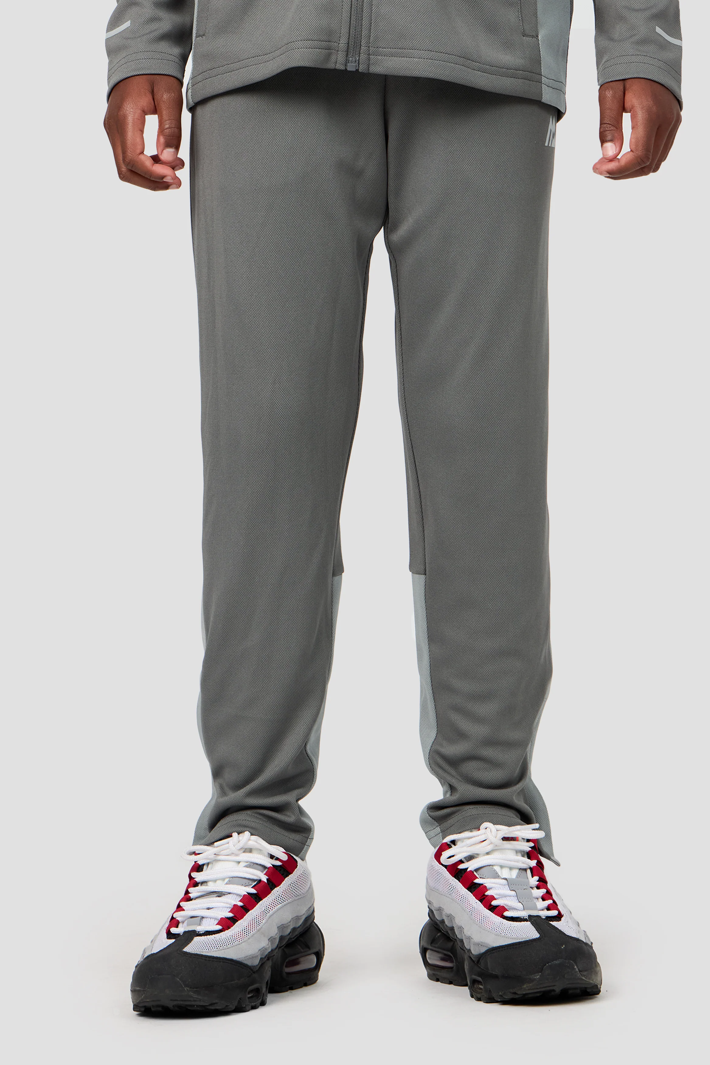 Boys Pace 2.0 Tracksuit Set - Cement Grey/Platinum Grey - Image 7