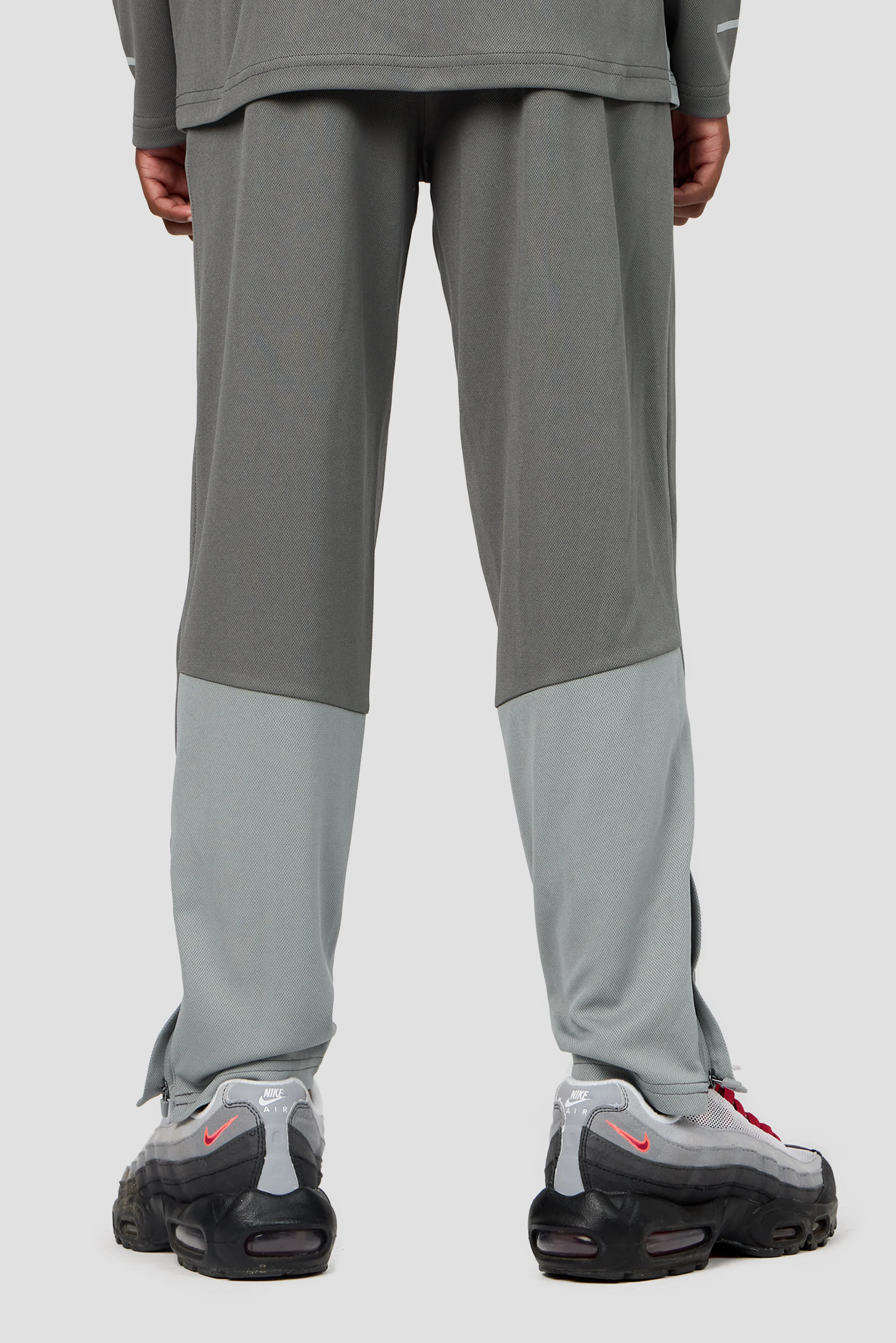 Boys Pace 2.0 Tracksuit Set - Cement Grey/Platinum Grey - Image 8