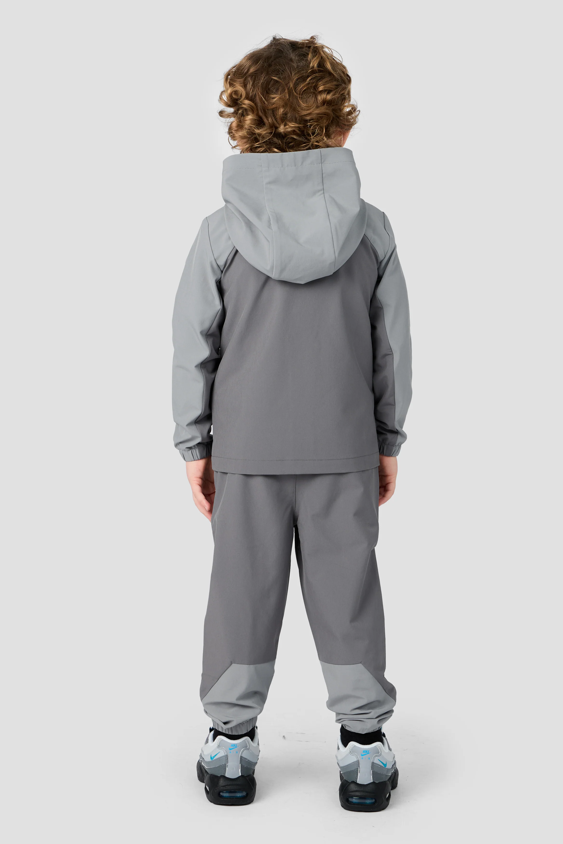 Infant Boys Pacer Jacket/Pant Set - Cement Grey/Platinum Grey - Image 2