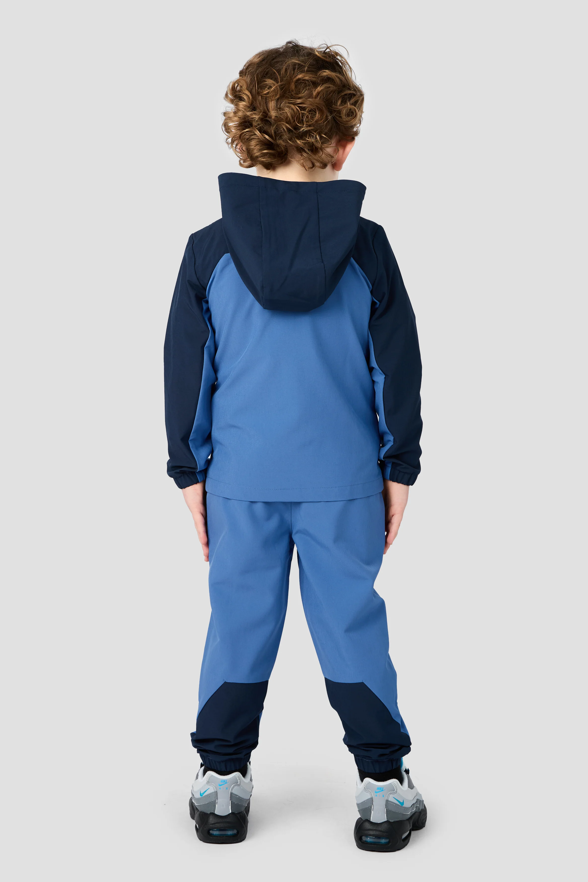 Infant Boys Pacer Jacket/Pant Set - Charcoal Blue/Midnight Blue - Image 2