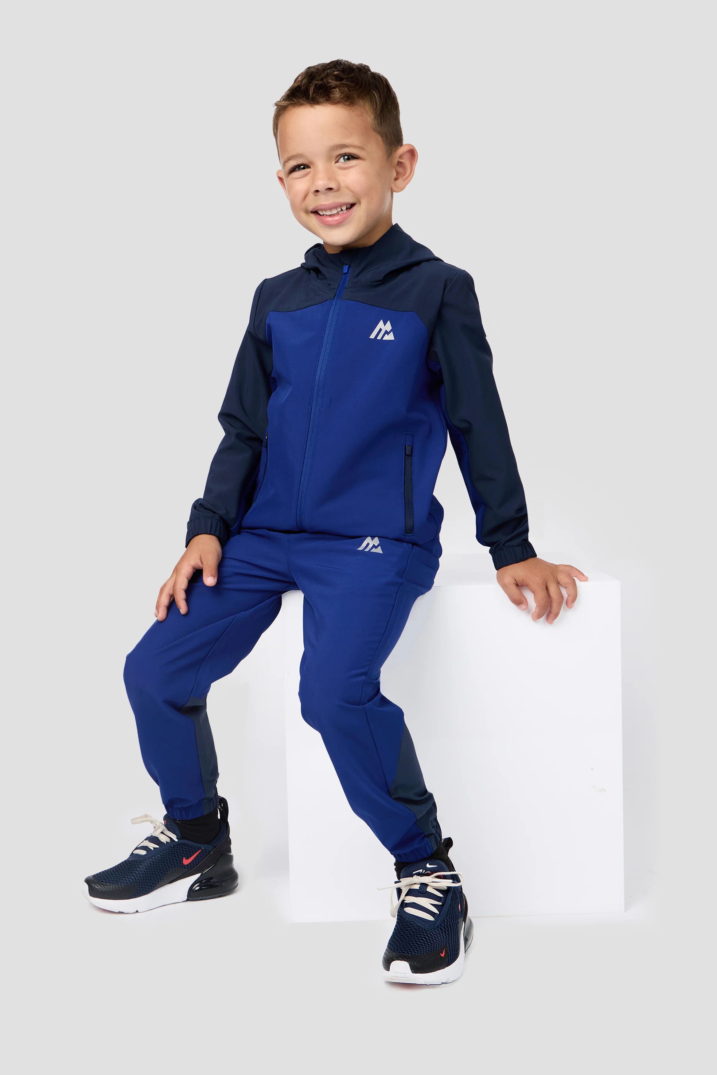 Infant Boys Pacer Jacket/Pant Set - Marine Blue/Midnight Blue - Image 3