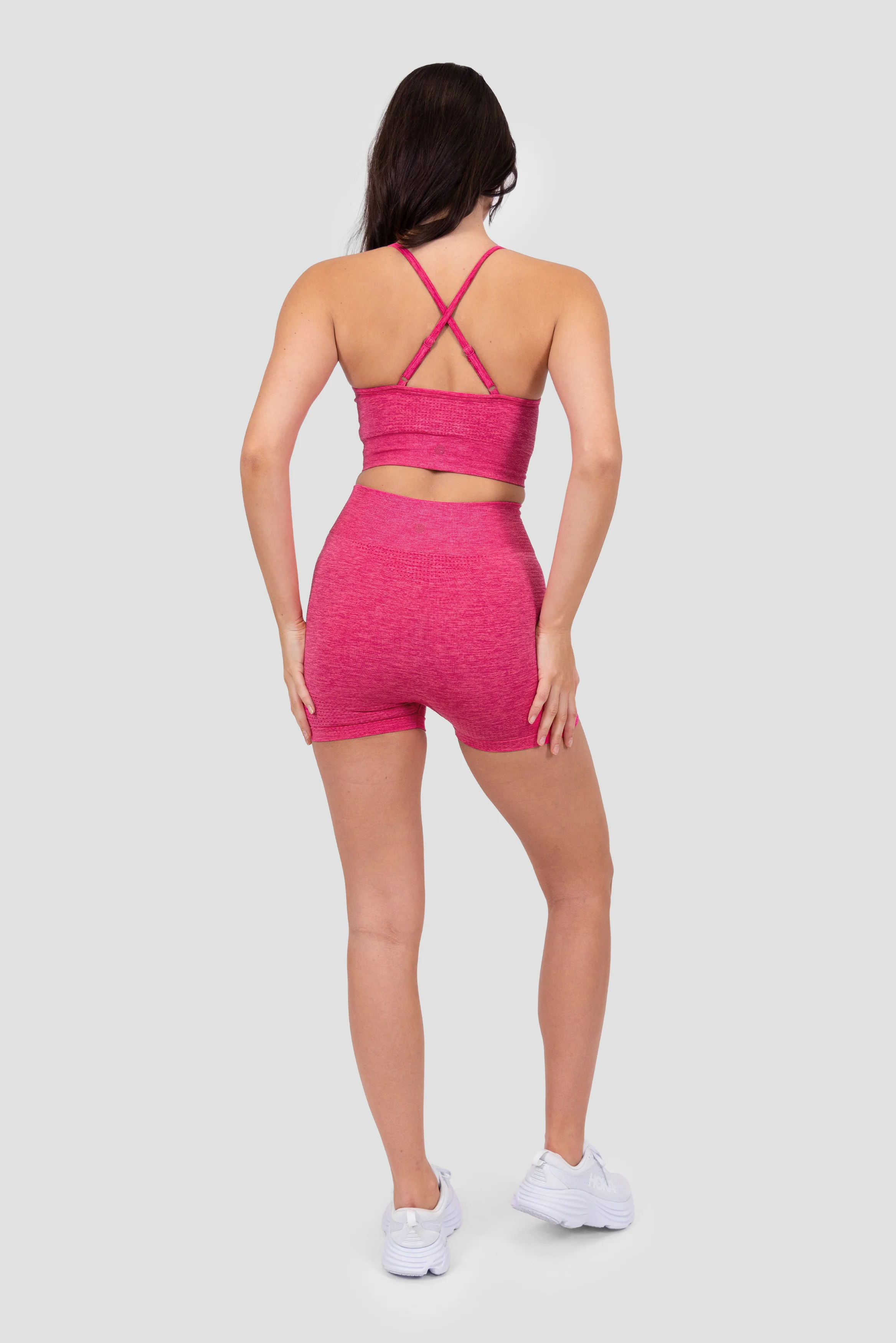 Power Seamless Bra - Magenta - Image 4