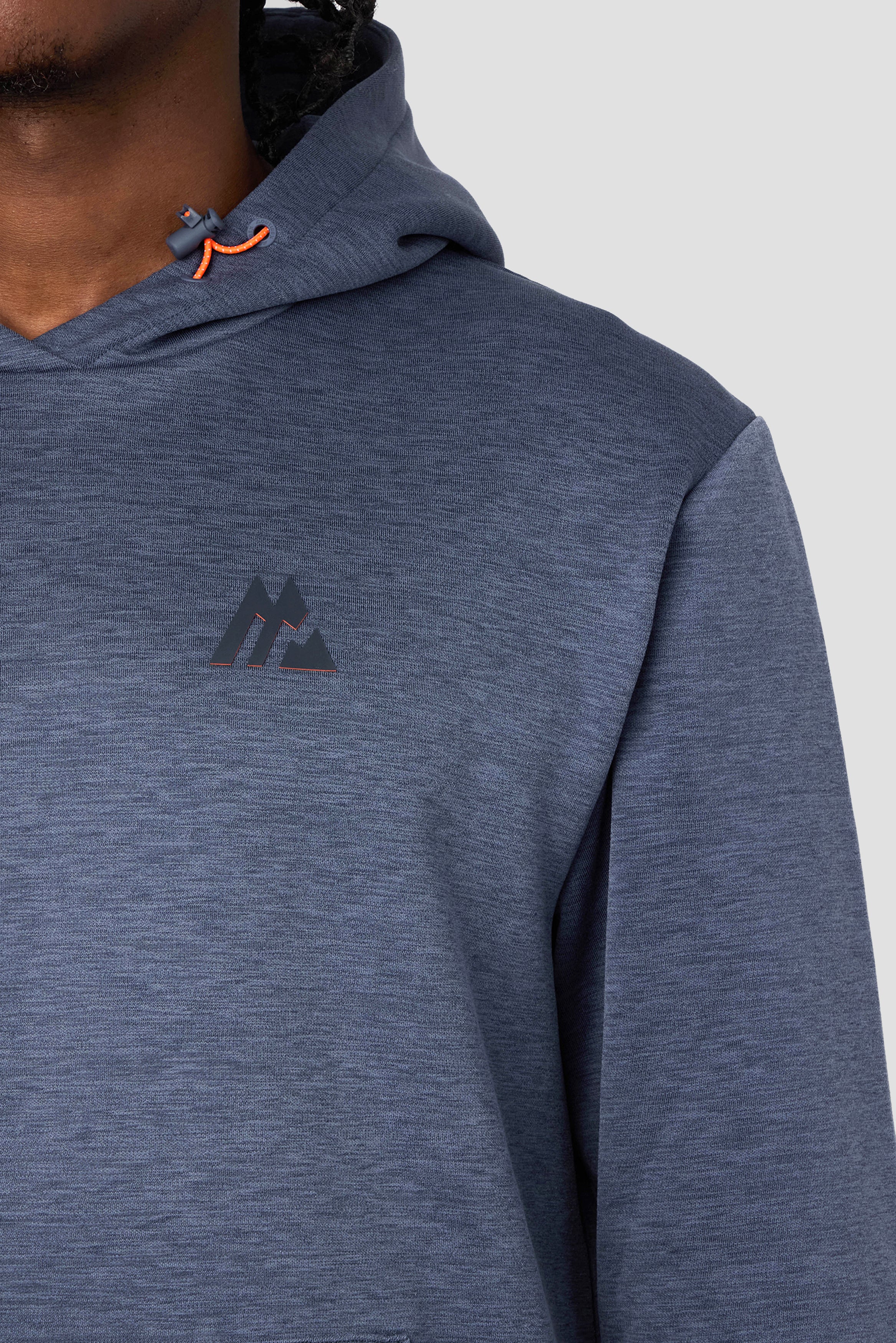Rapid Fleece Hood - Midnight Blue Marl - Image 5