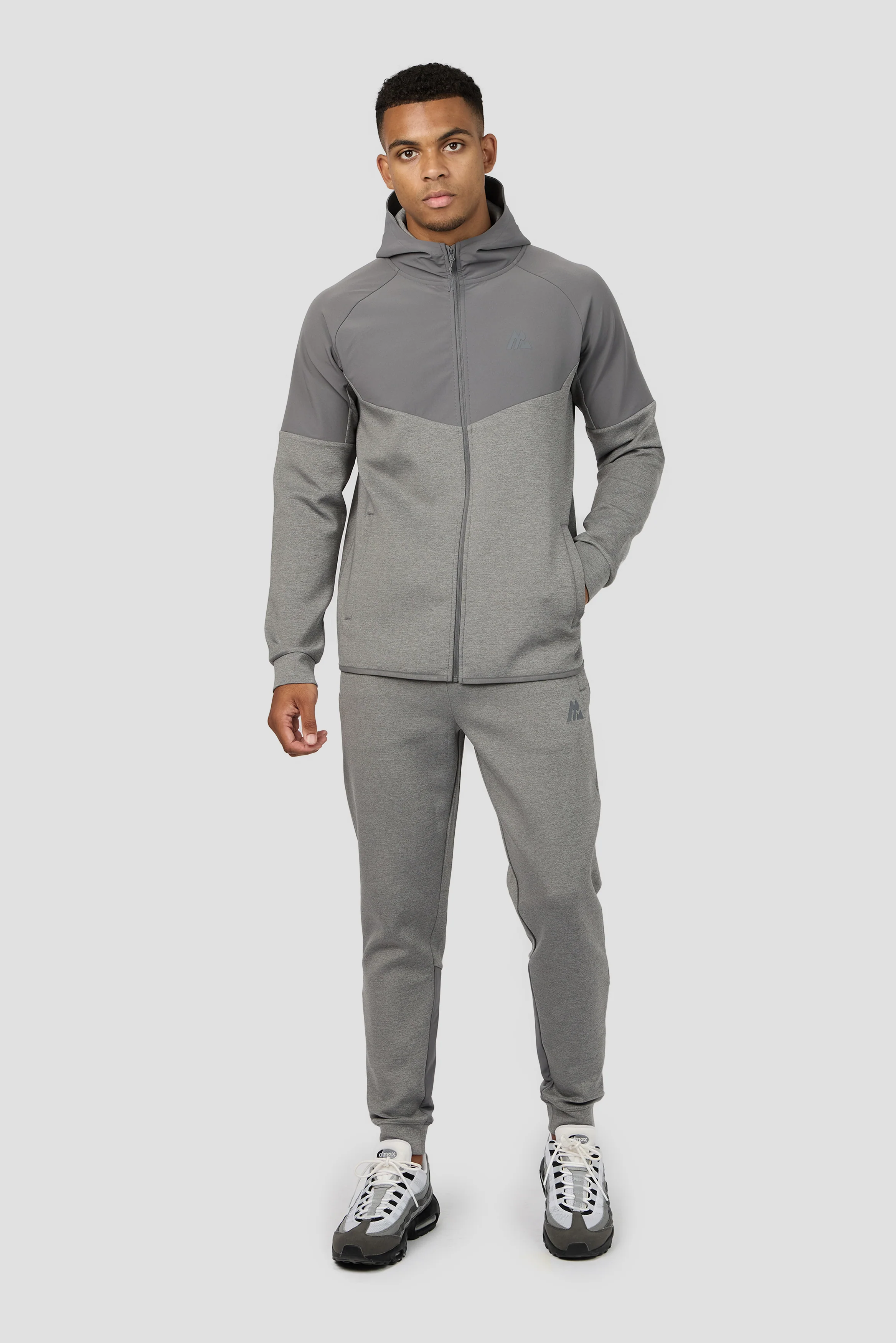 Recover 2.0 Fleece Hood - Cement Grey - Image 3