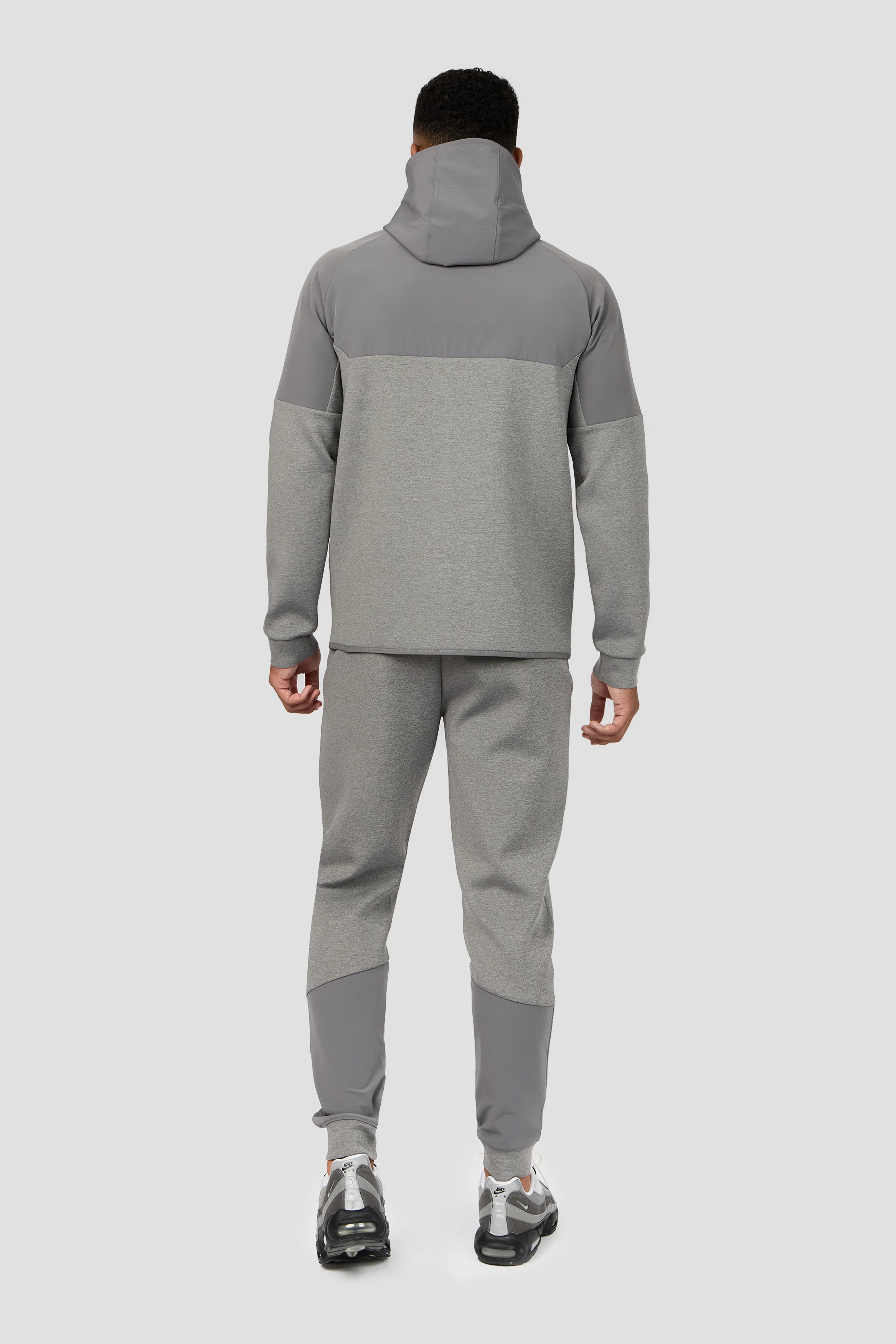 Recover 2.0 Fleece Hood - Cement Grey - Image 4