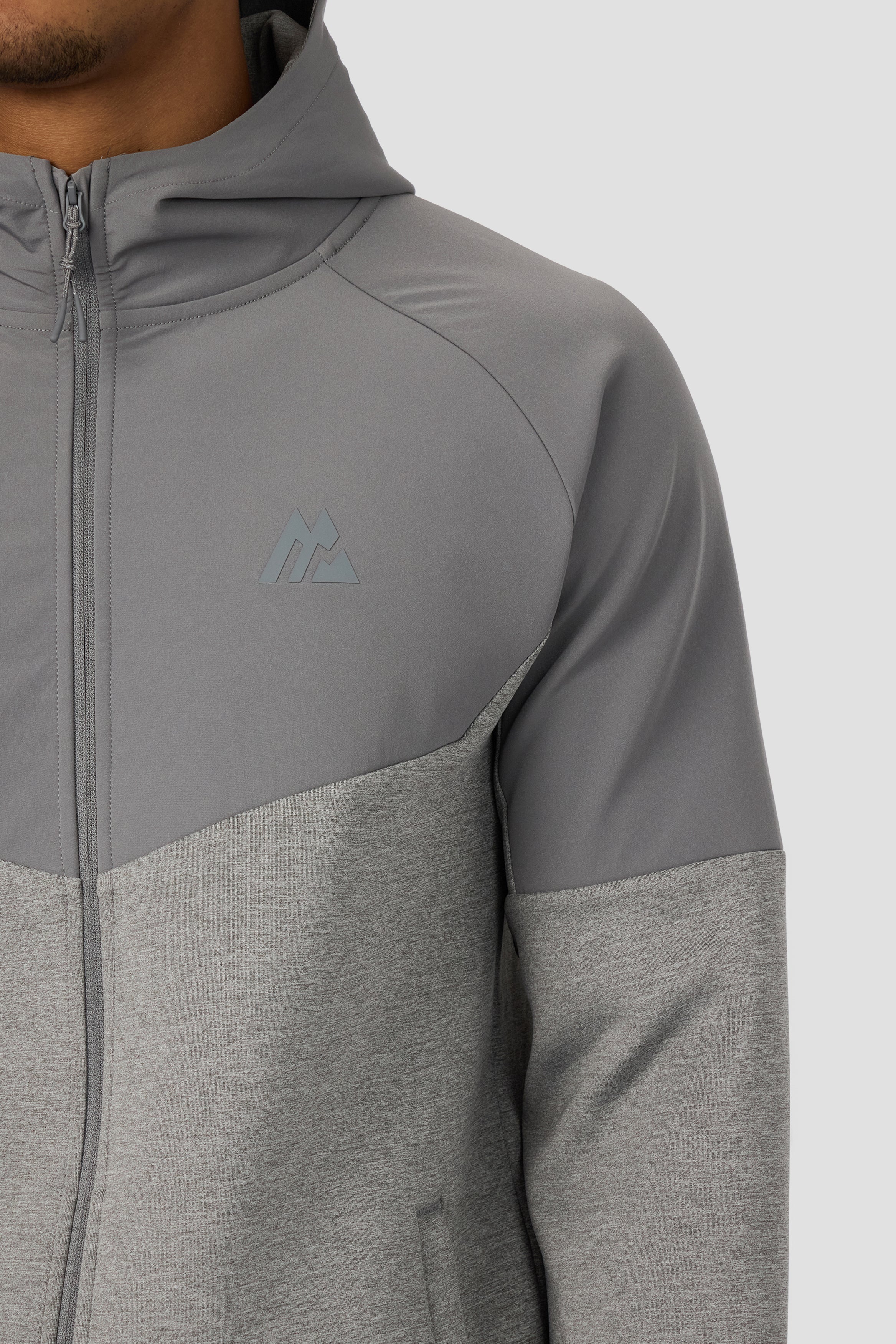 Recover 2.0 Fleece Hood - Cement Grey - Image 5