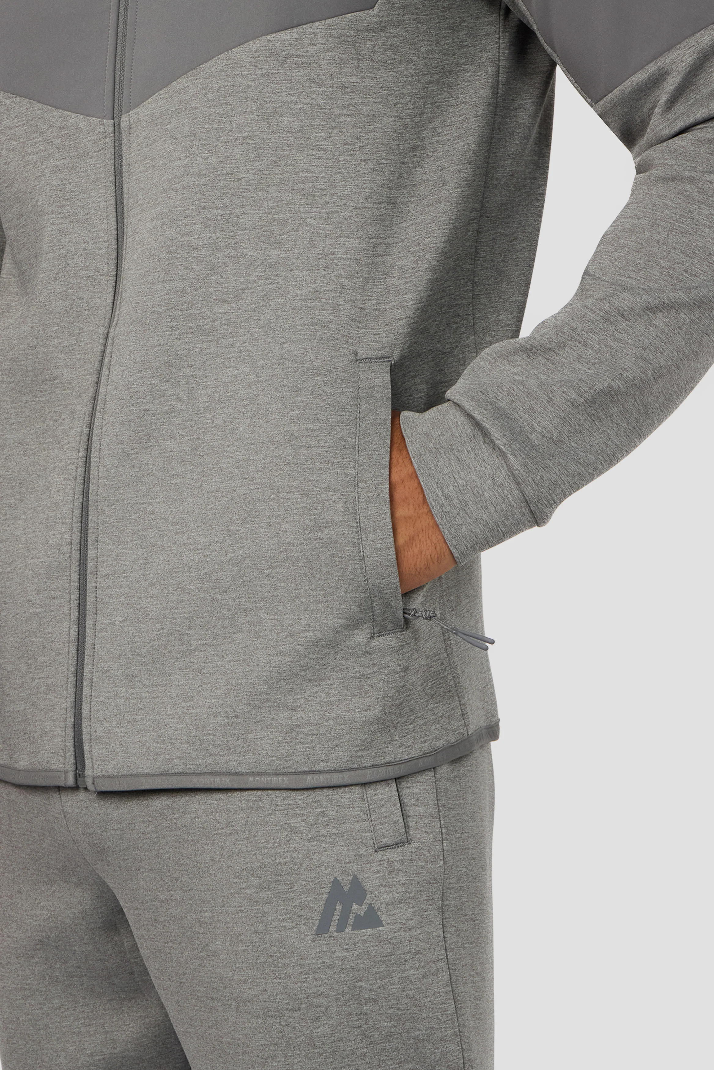 Recover 2.0 Fleece Hood - Cement Grey - Image 6