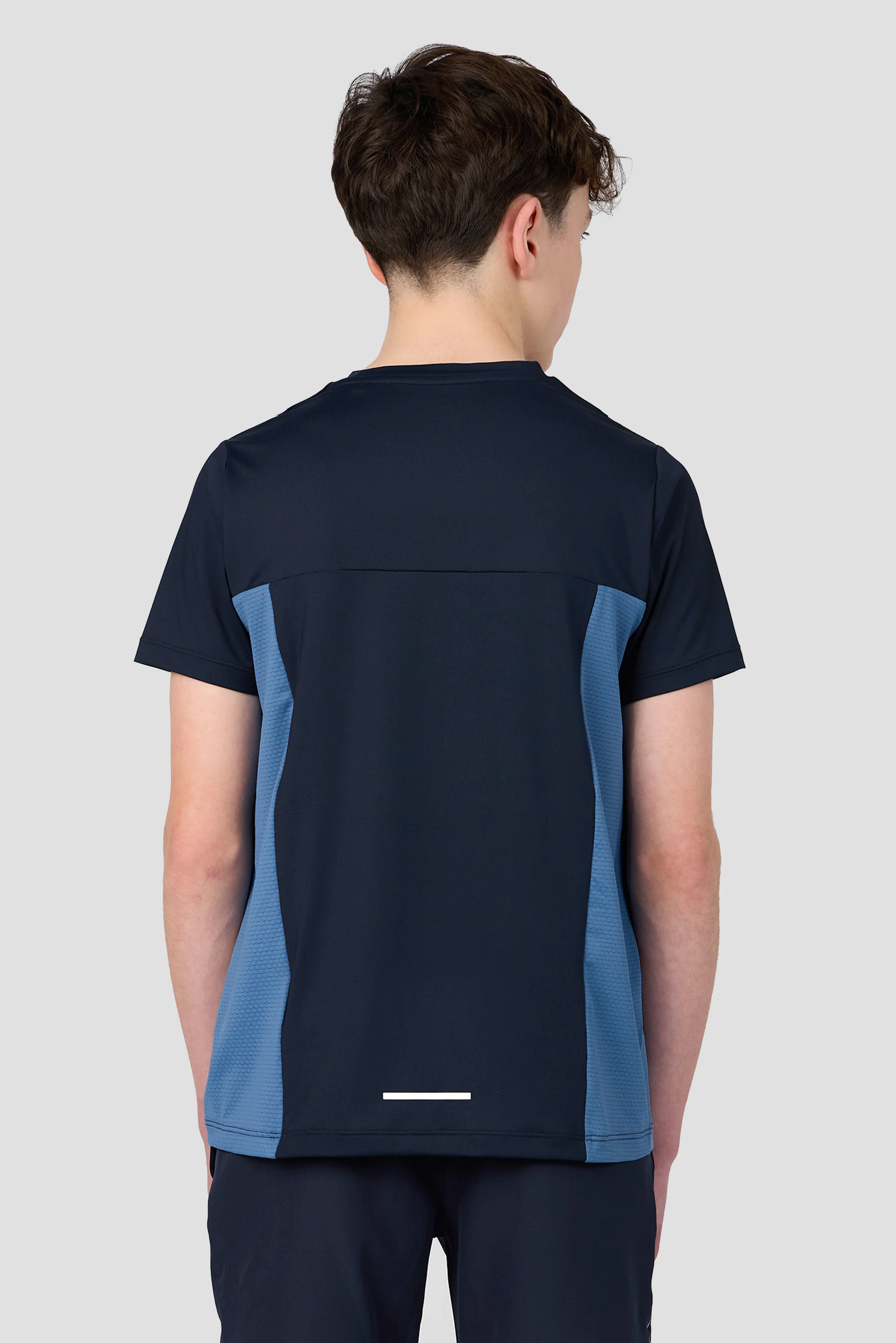 Boys Scope T-Shirt - Midnight Blue/Charcoal Blue - Image 2