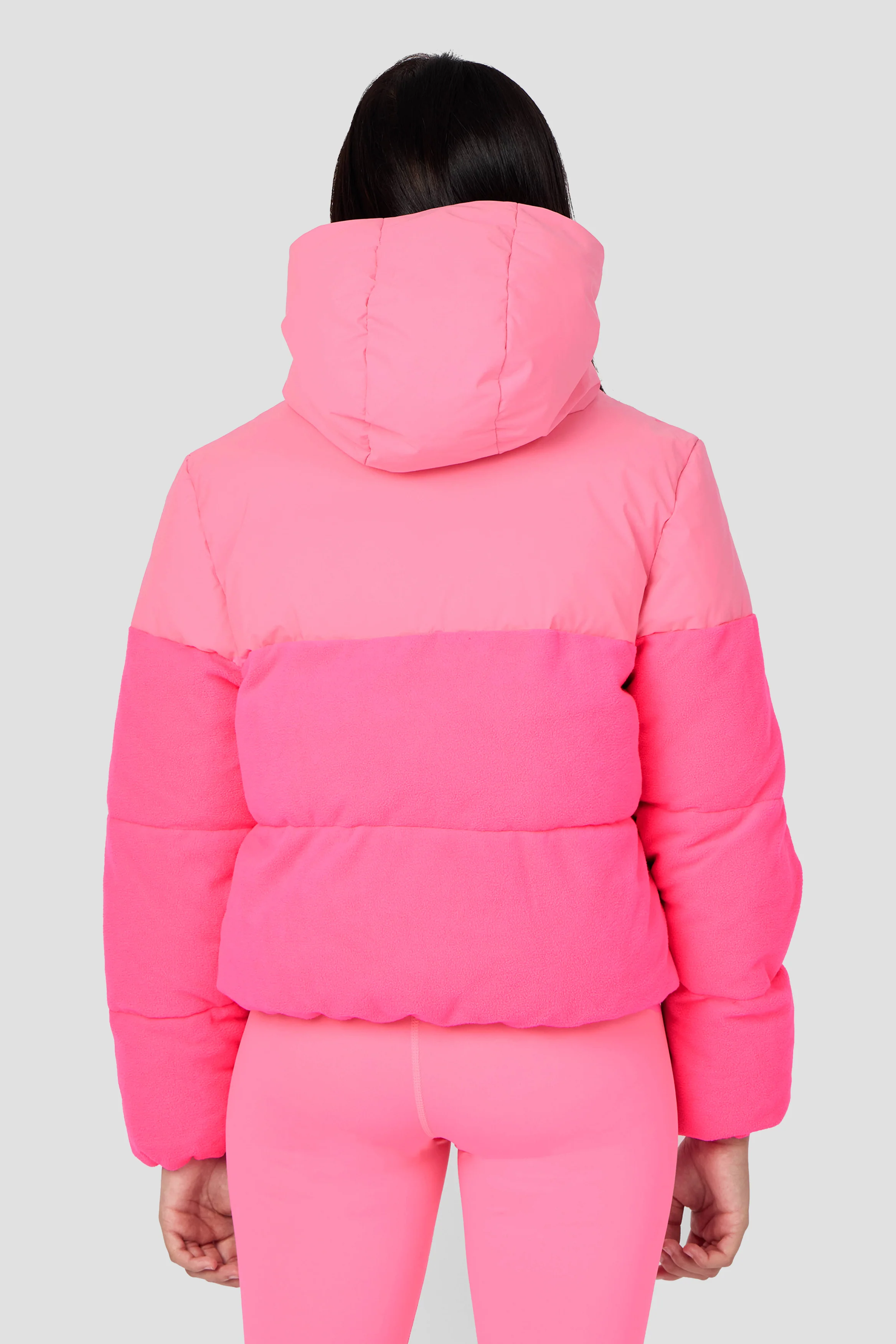 Girls Snowbird Jacket - Framboise/Neon Pink - Image 2