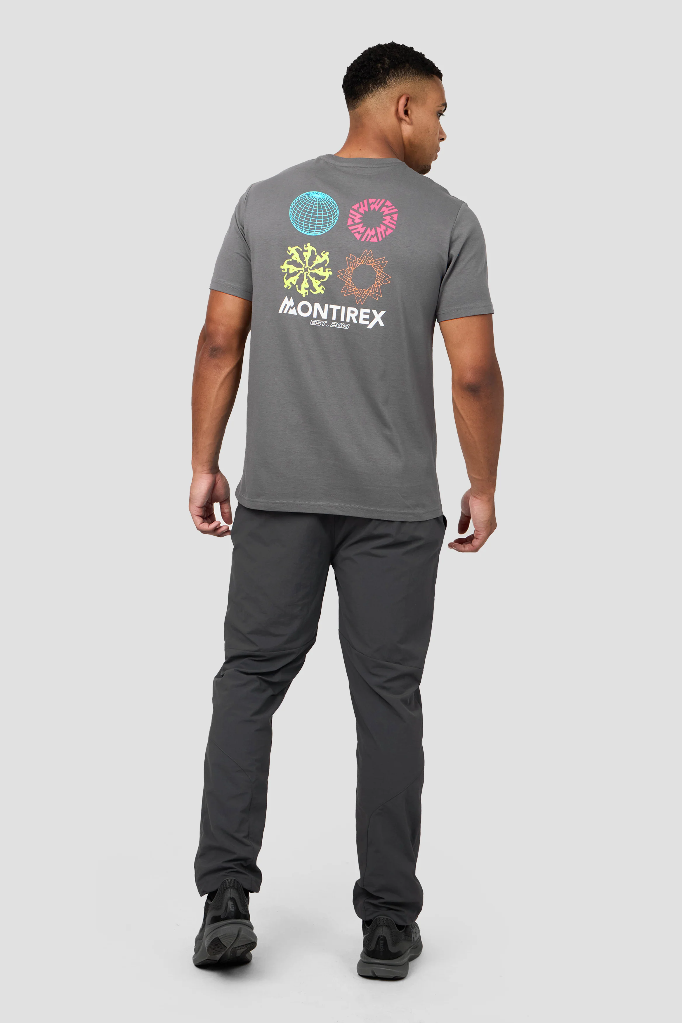 Spheric Graphic T-Shirt - Cement Grey - Image 4