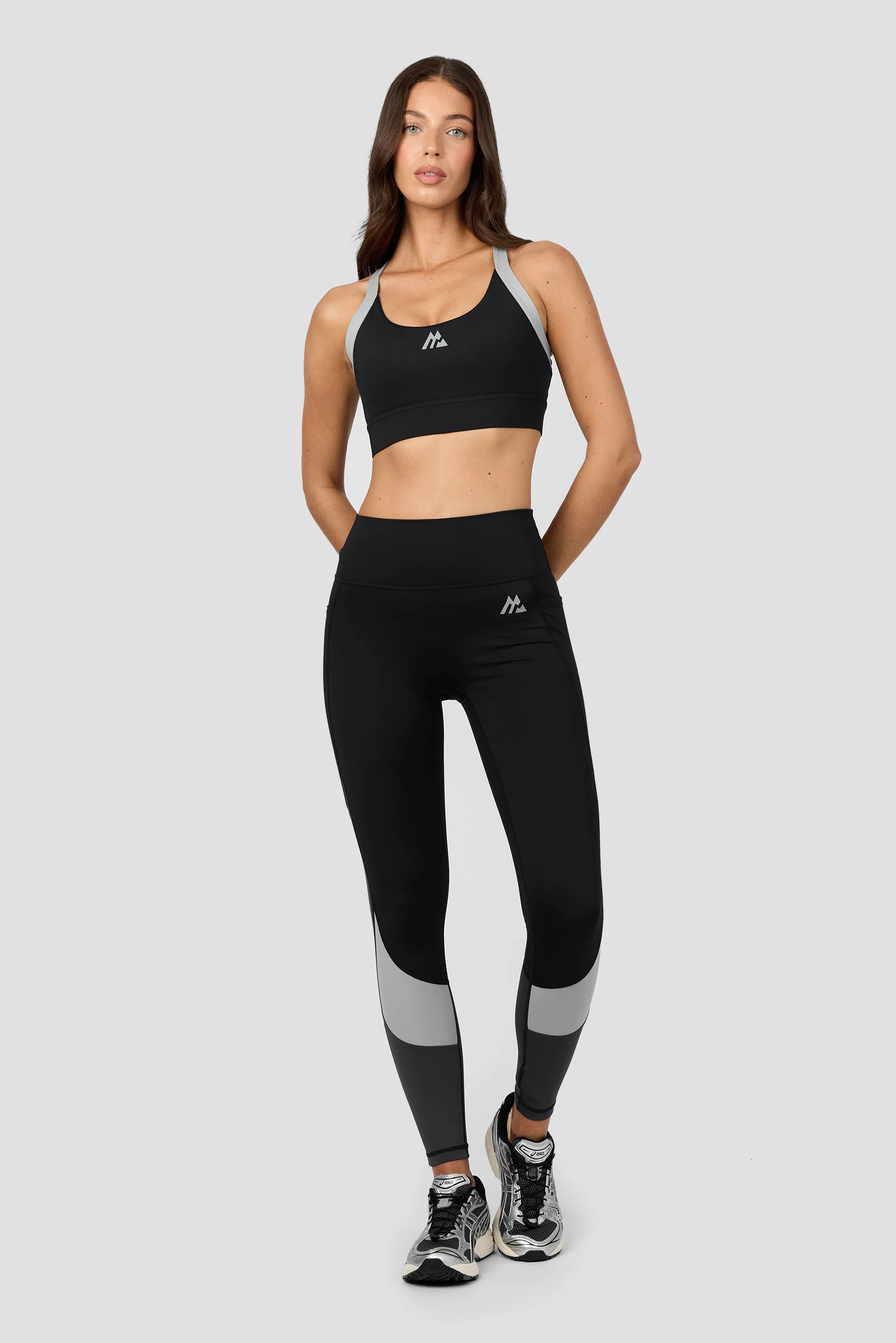 Stride Legging - Black/Basalt/Asphalt - Image 5