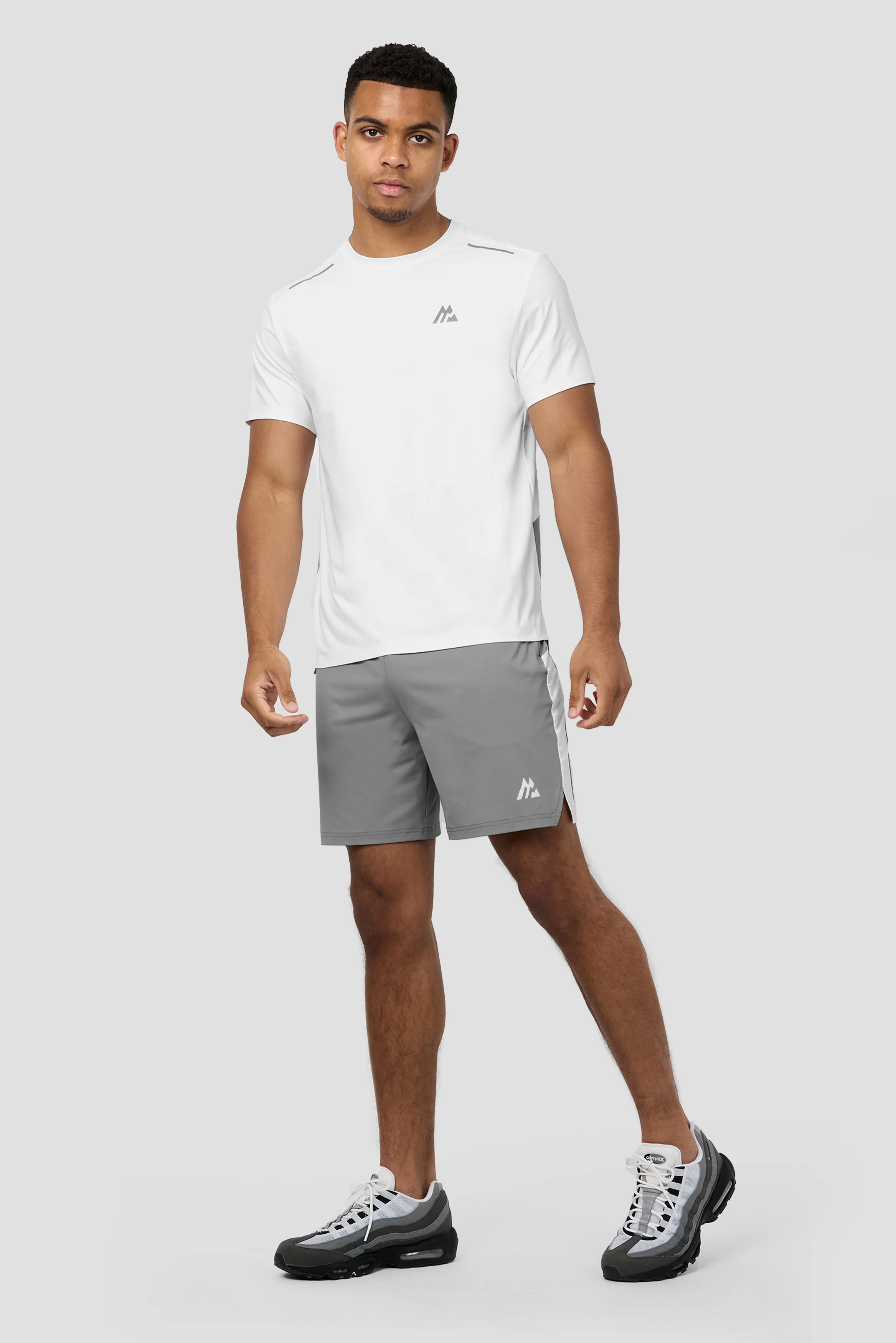 Strike T-Shirt - White/Platinum Grey - Image 3