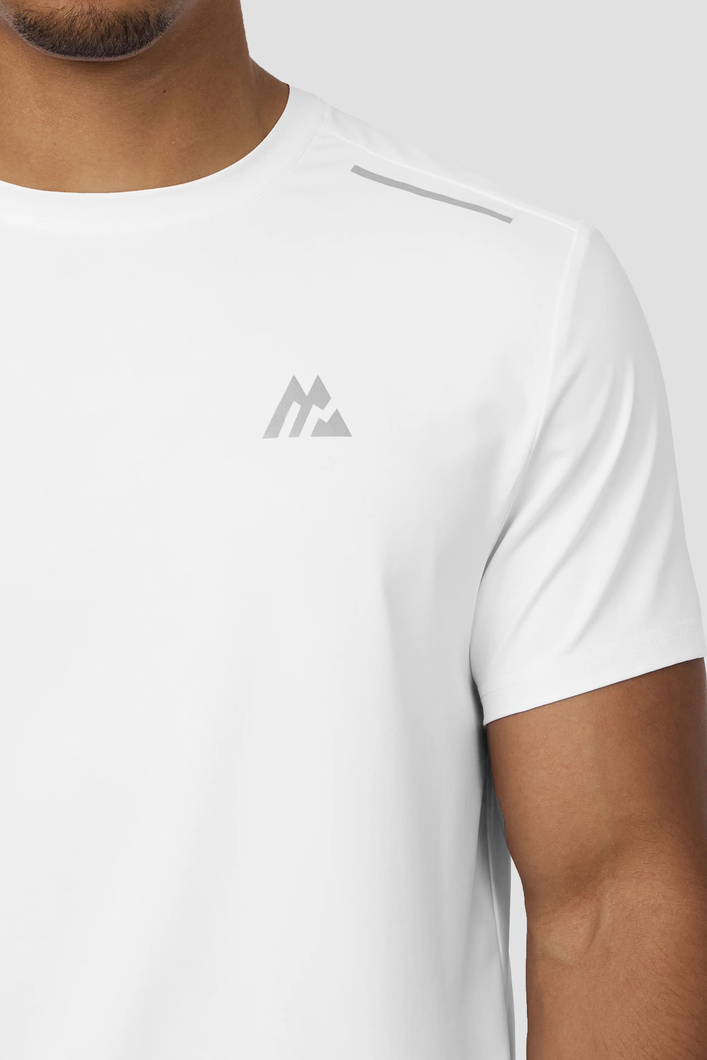 Strike T-Shirt - White/Platinum Grey - Image 5