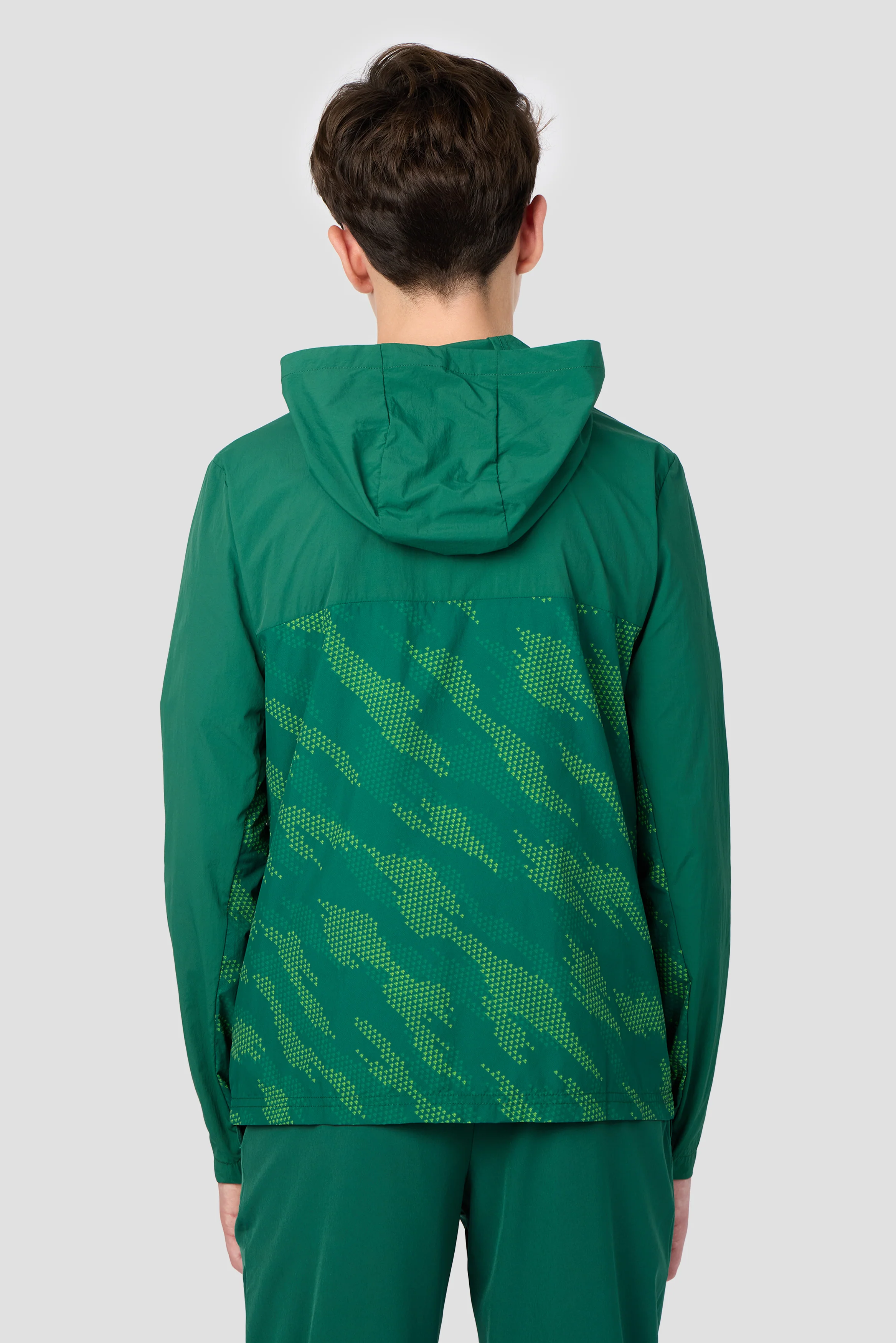 Boys Thera Jacket - Evergreen/Sherwood/Neon Green - Image 2