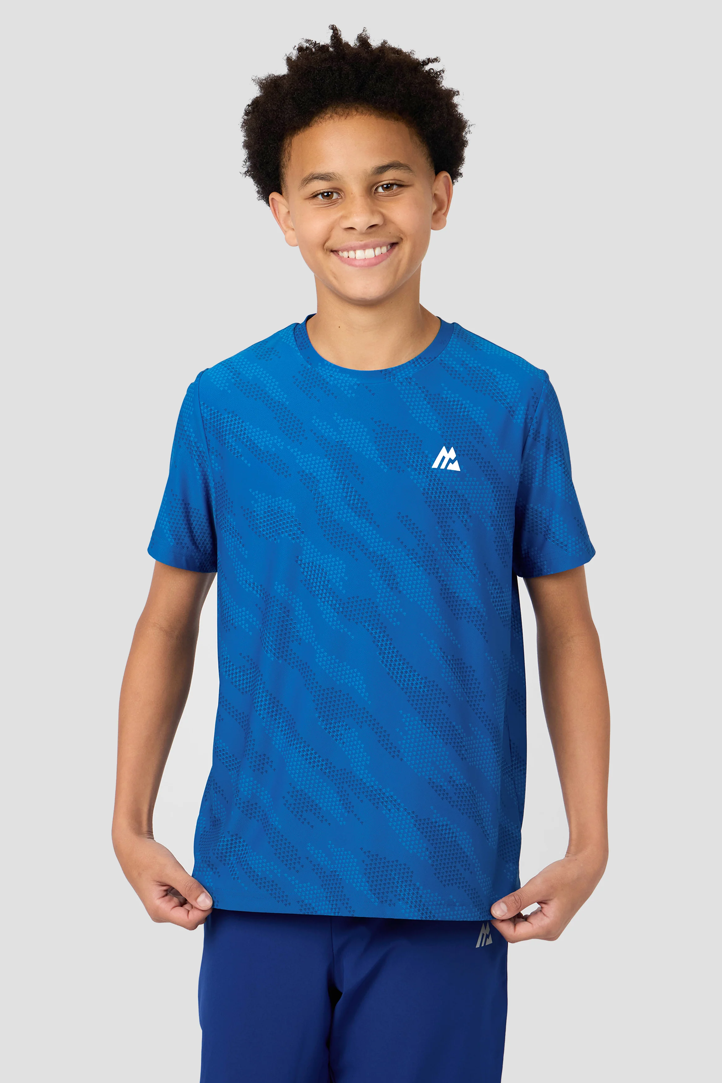 Boys Thera T-Shirt - Marine Blue/Cobalt/Idaho Blue