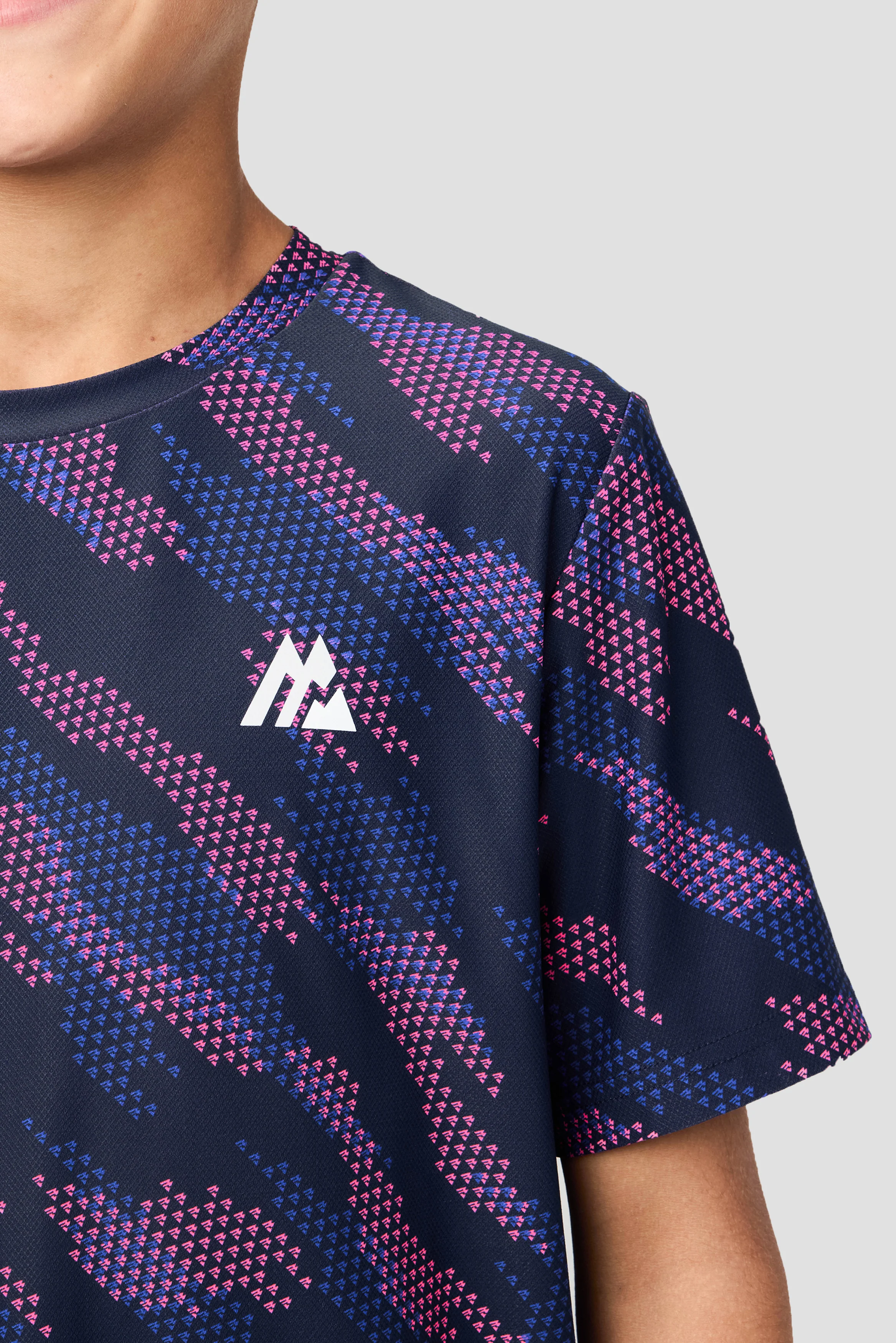 Boys Thera T-Shirt - Midnight Blue/Cobalt/Shocking Pink - Image 5