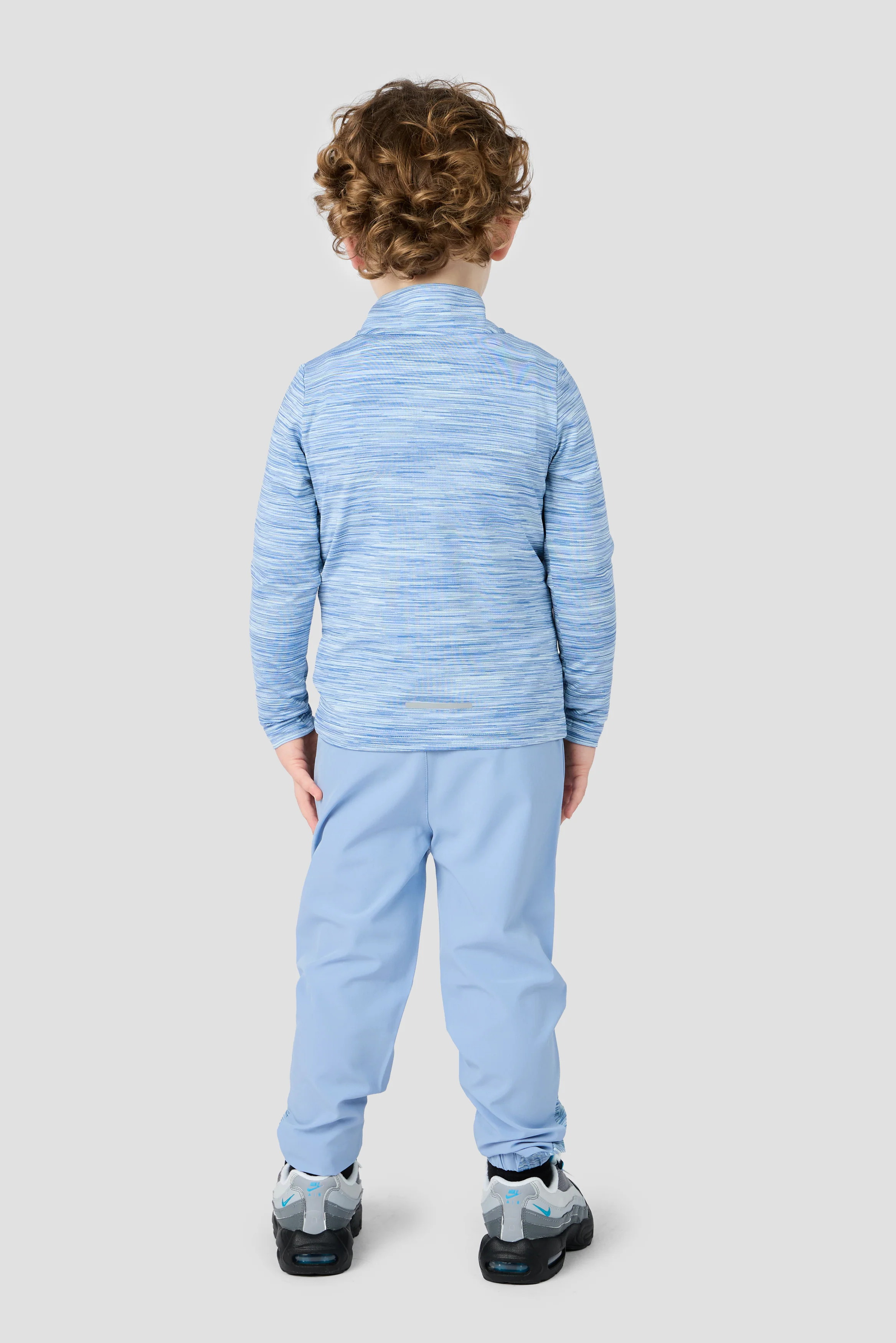 Infant Boys Trail 1/4 Zip -  Charcoal Blue Multi - Image 2