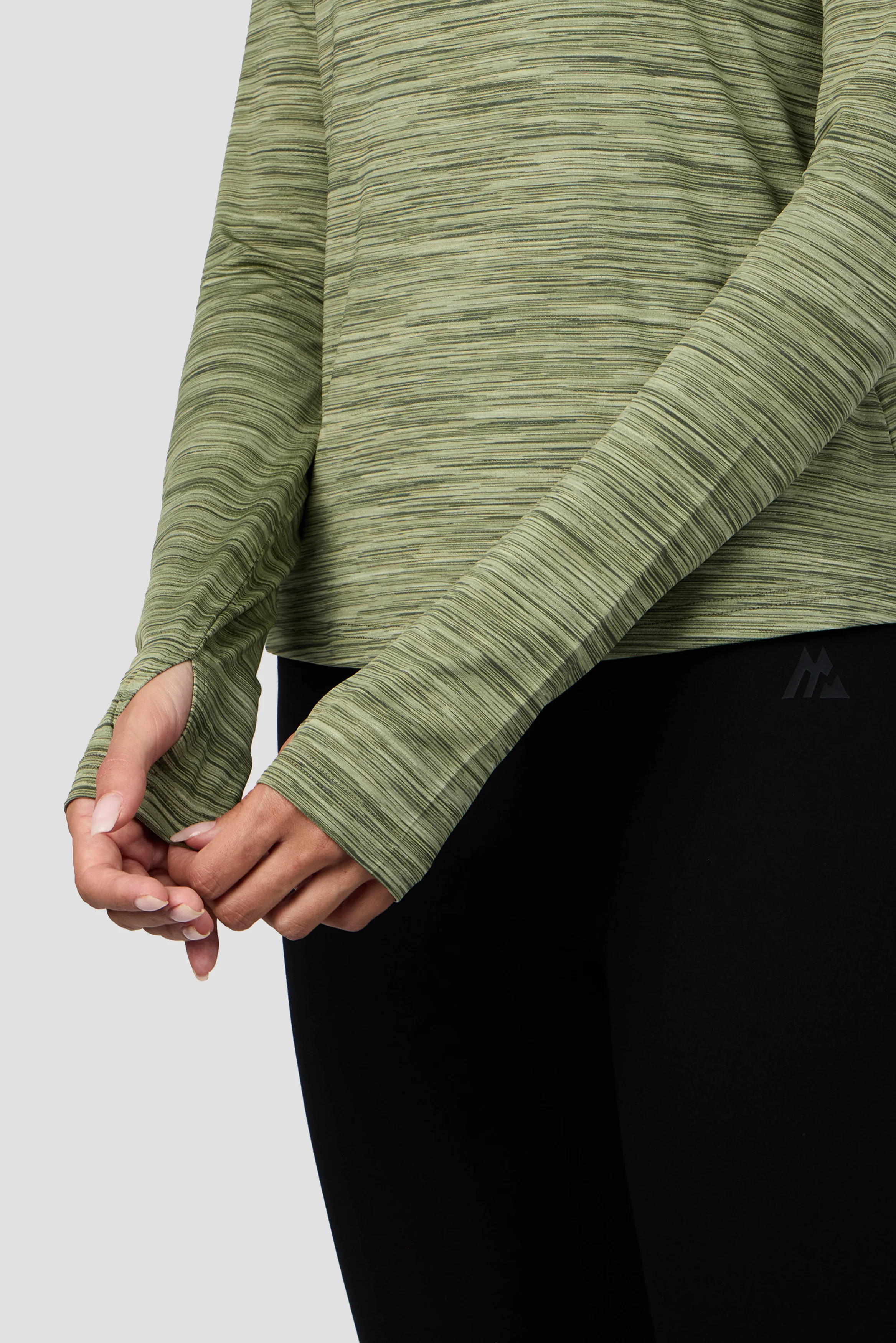 Women's Trail 1/4 Zip - Khaki Multi - Image 6
