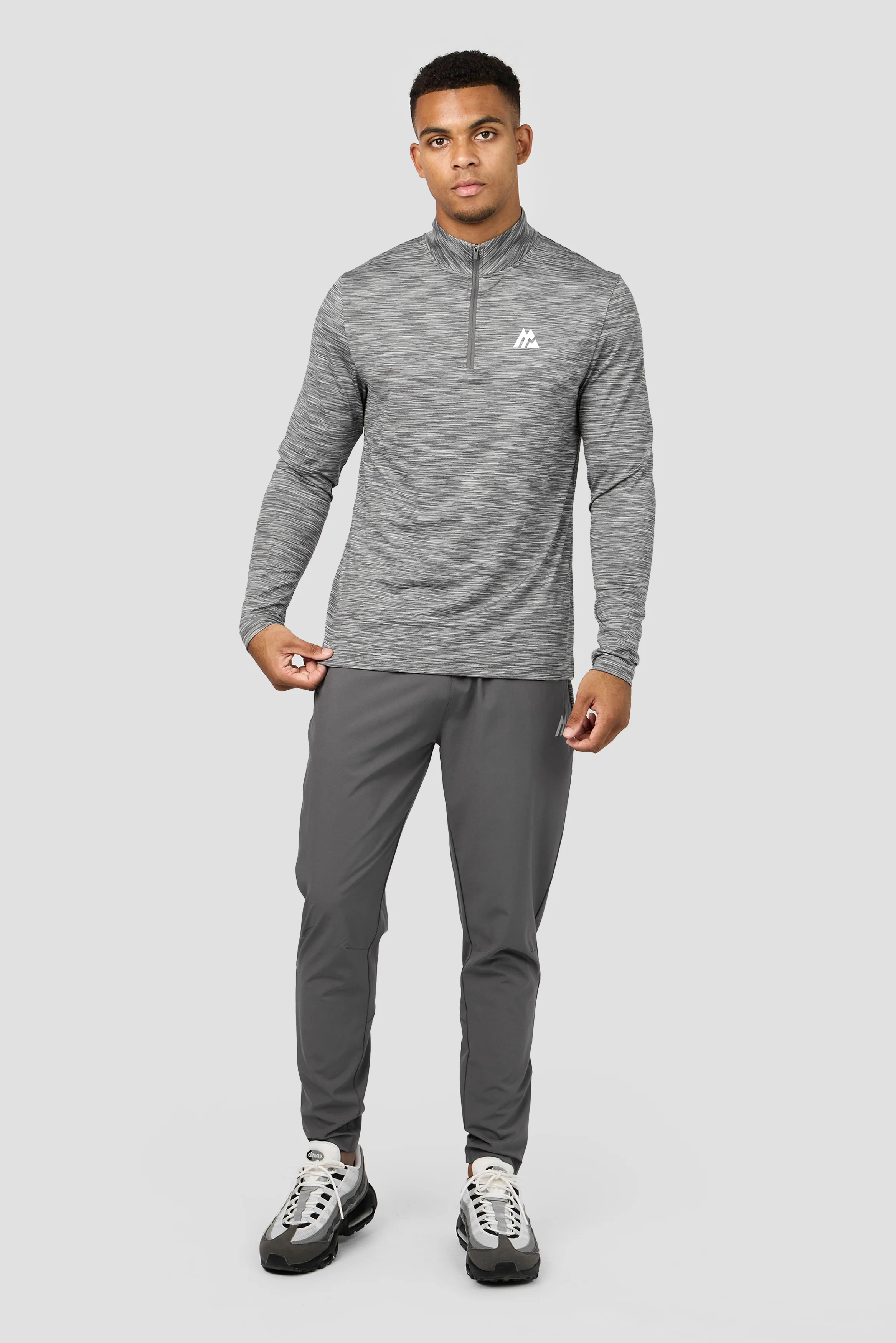 Trail 1/4 Zip - Grey Multi - Image 3