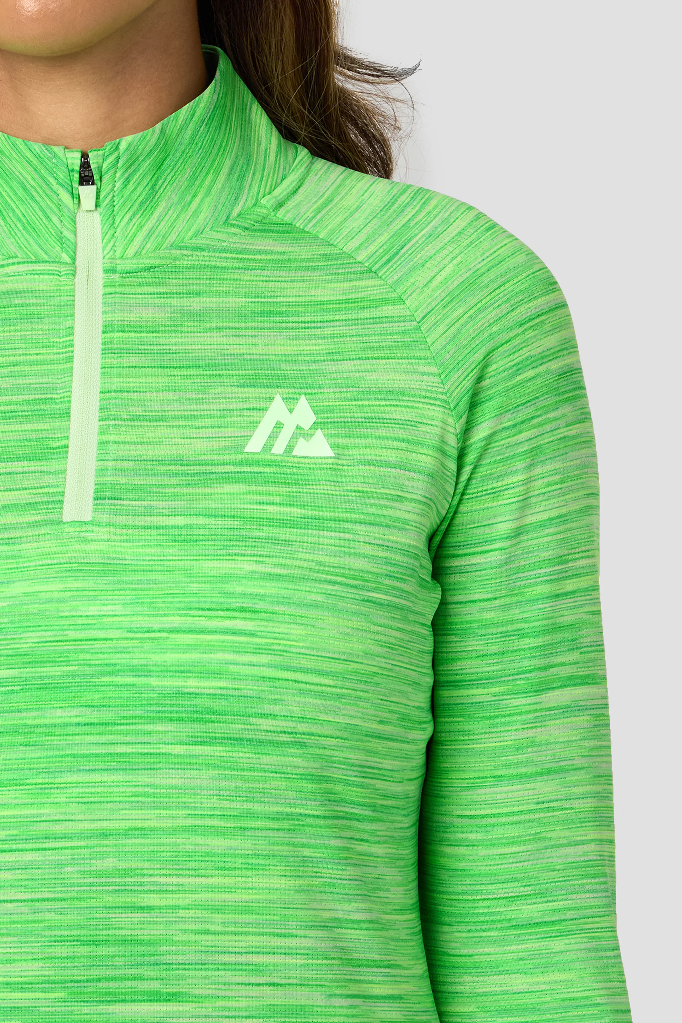 Women's Trail 1/4 Zip - Green Multi - Image 5