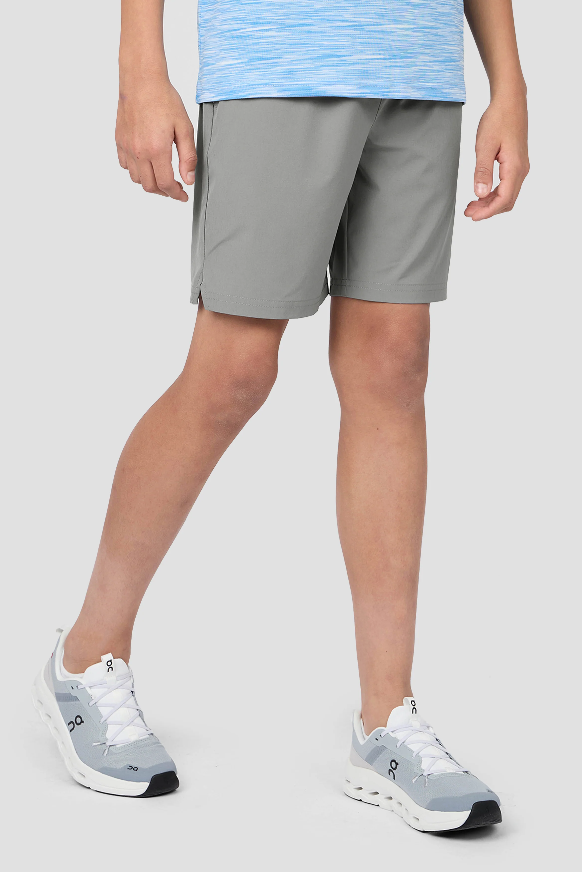 Boys Trail 2.0 Short - Grey/Blue/White - Image 2