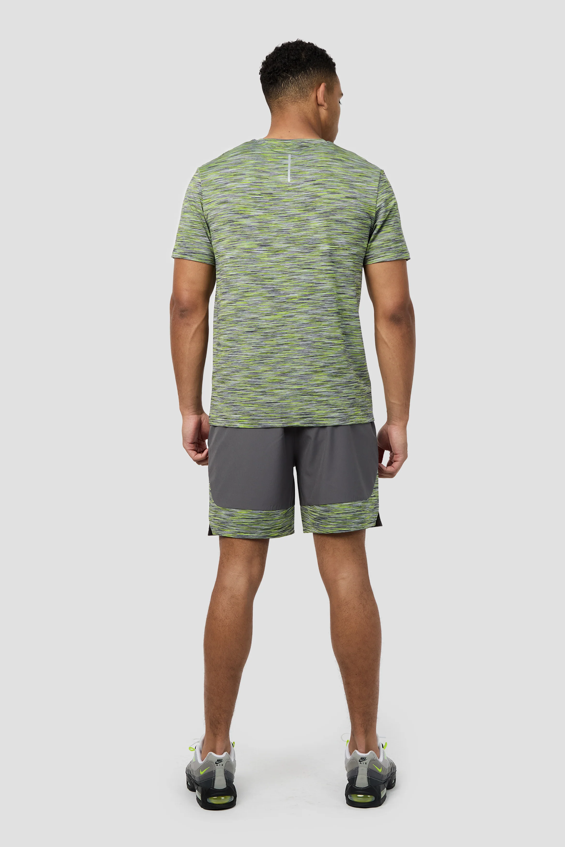 Trail T-Shirt - Lime/Grey/Black - Image 4