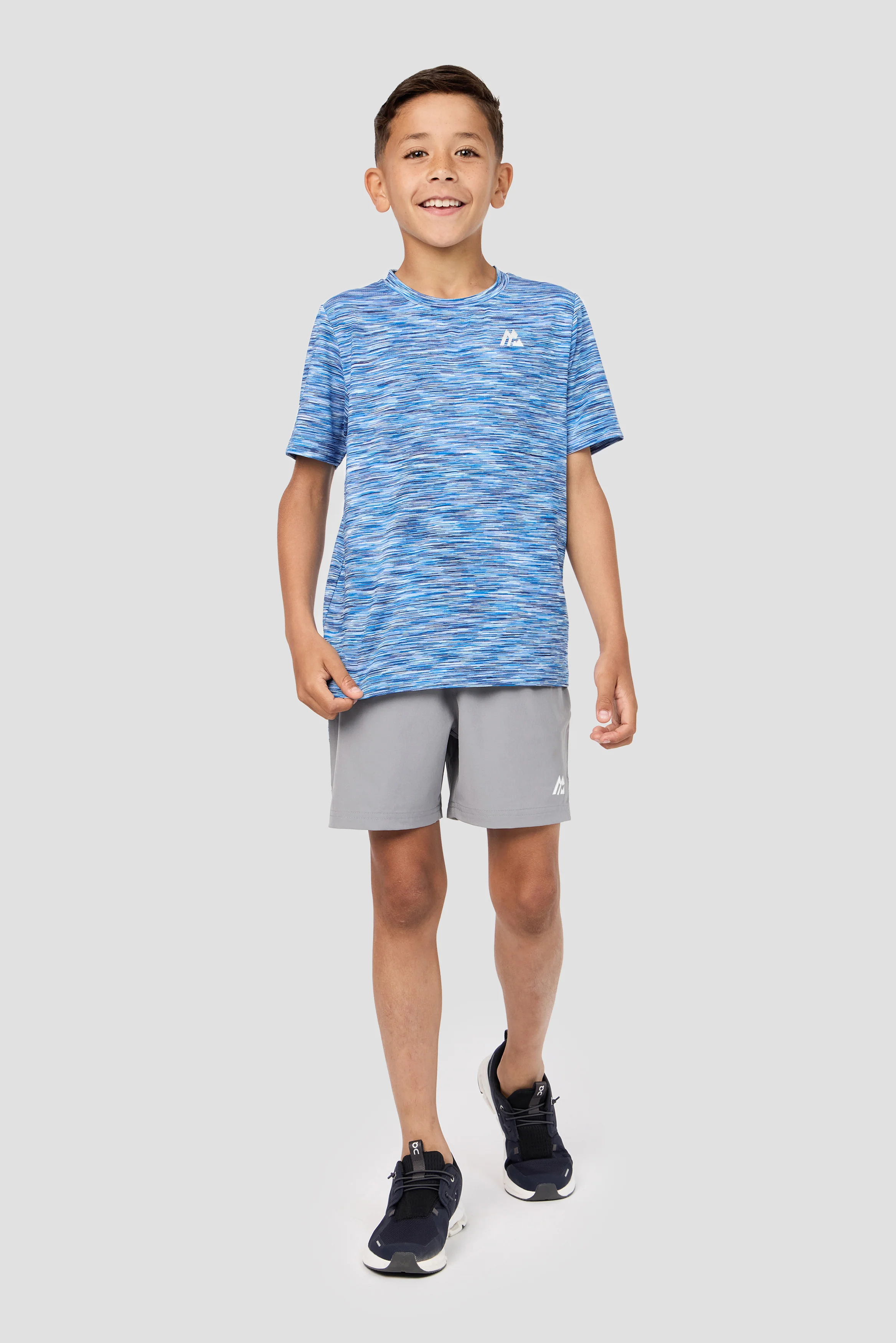 Boys Trail T-Shirt - Blue/White Multi - Image 3