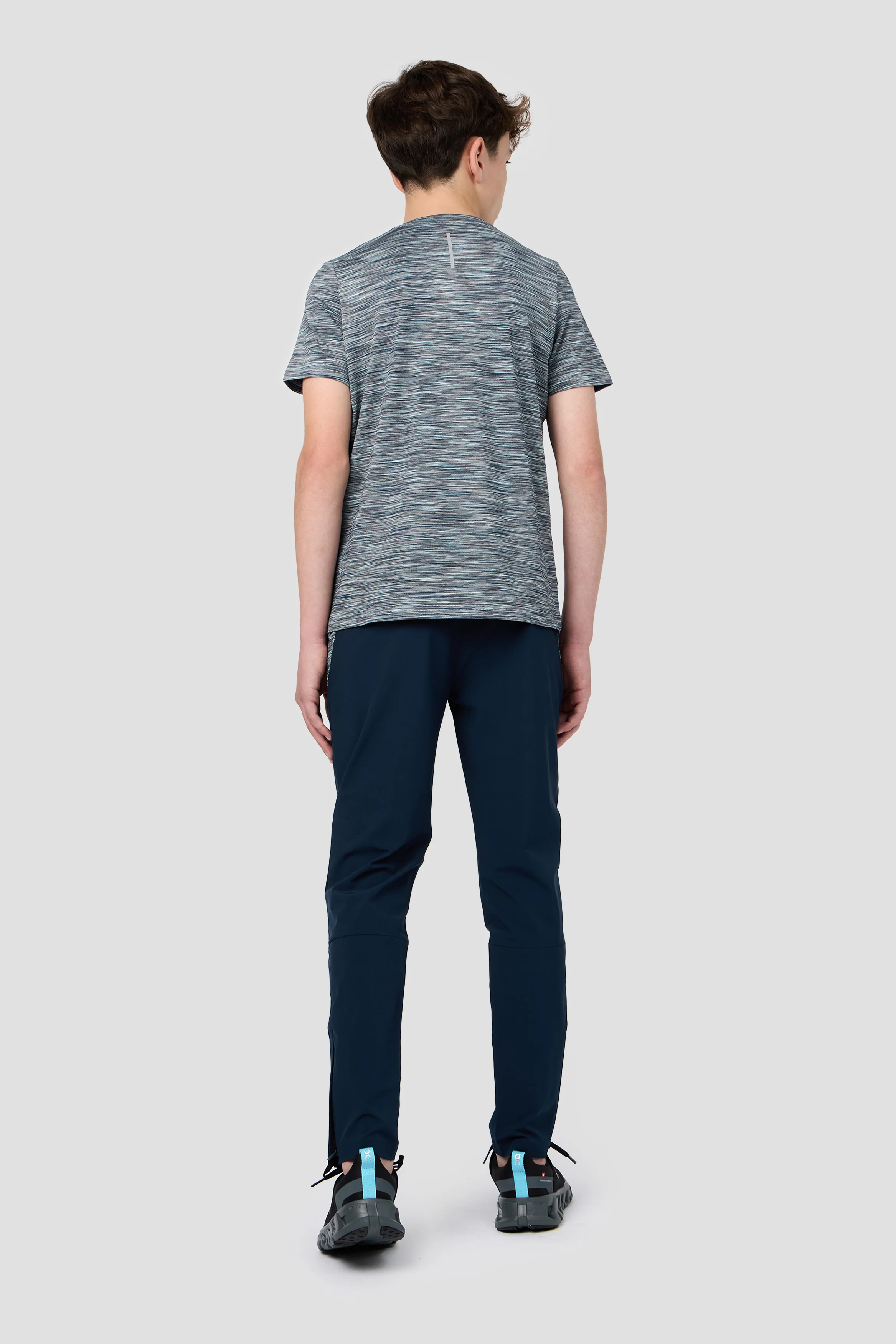 Boys Trail T-Shirt - Navy/Blue/Grey - Image 4